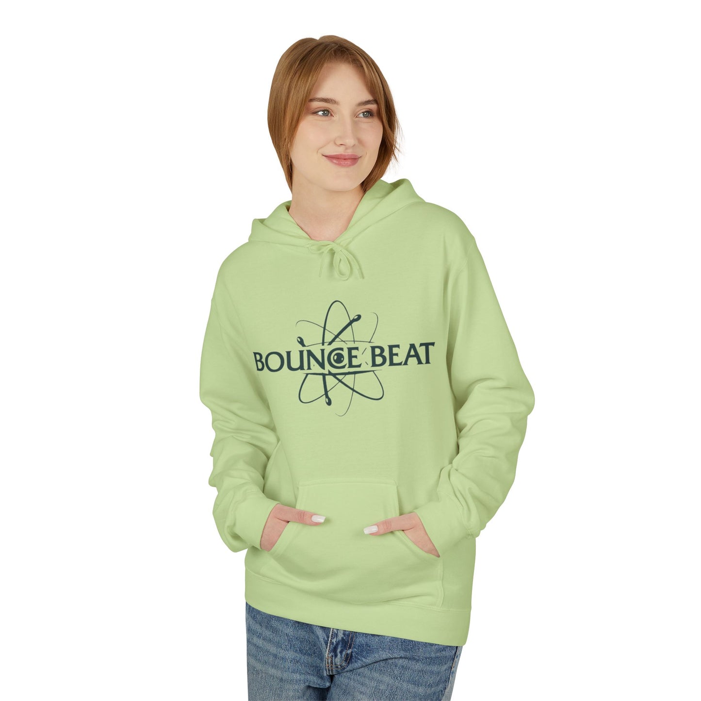 Bounce Beat Unisex Fleece Hoodie - Soft and Cozy Style for Music Lovers