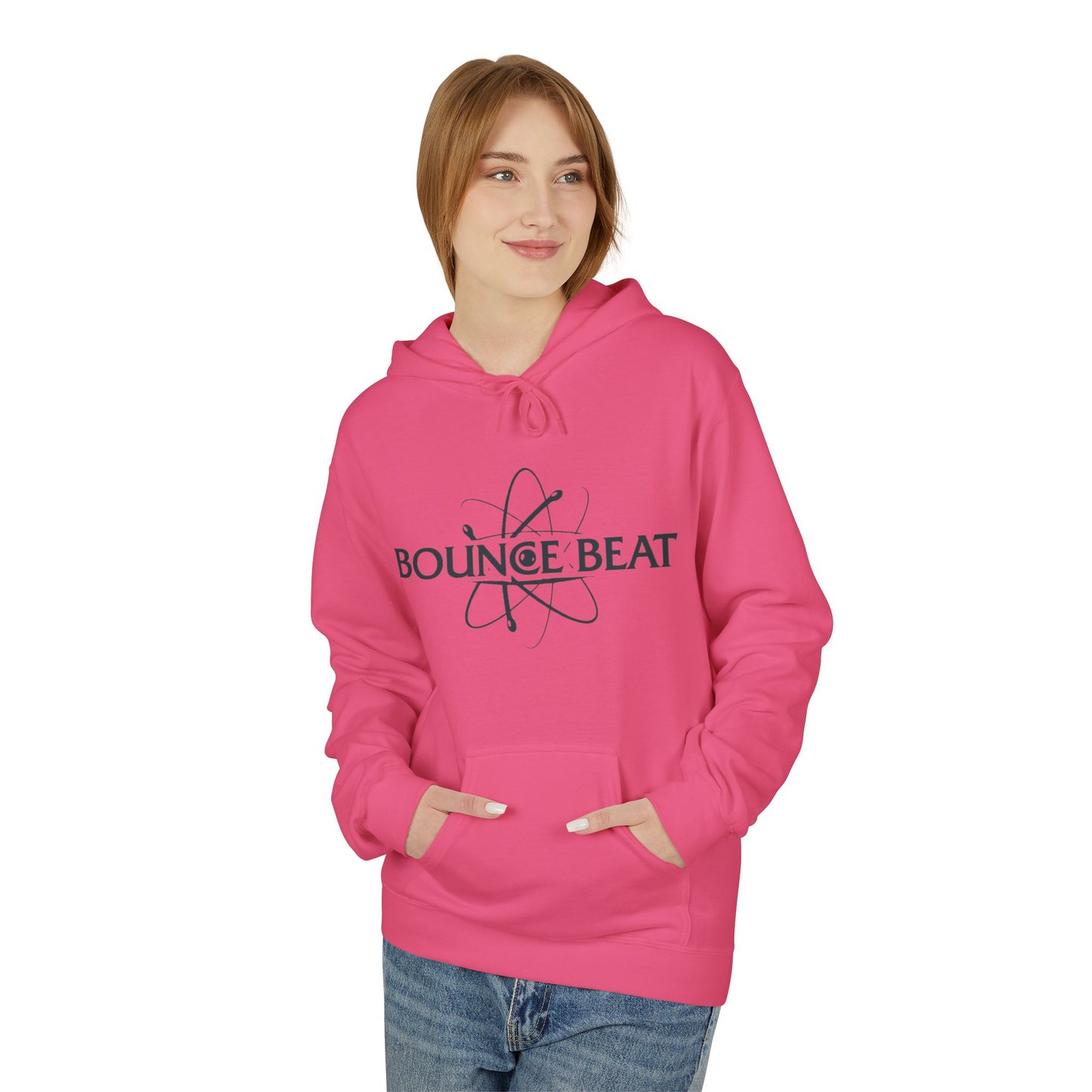 Bounce Beat Unisex Fleece Hoodie - Soft and Cozy Style for Music Lovers