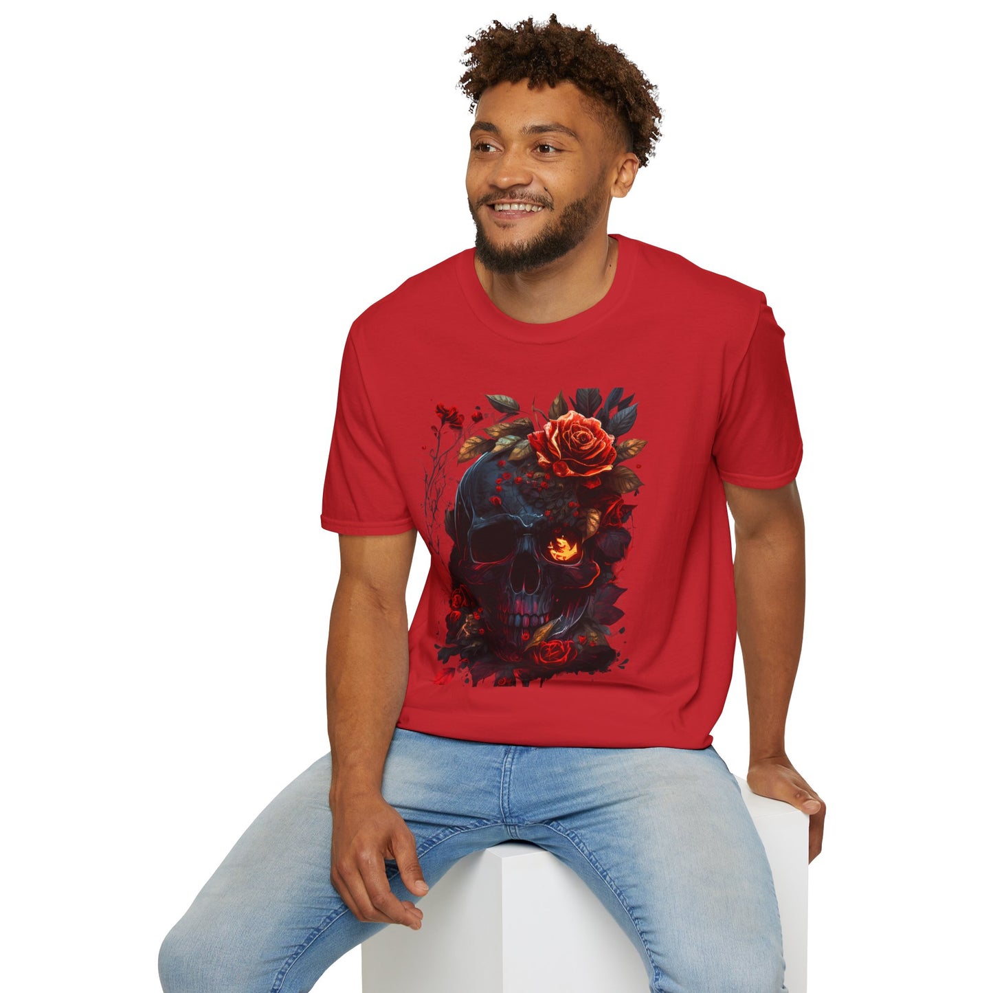 Roses and Skeleton T-Shirt