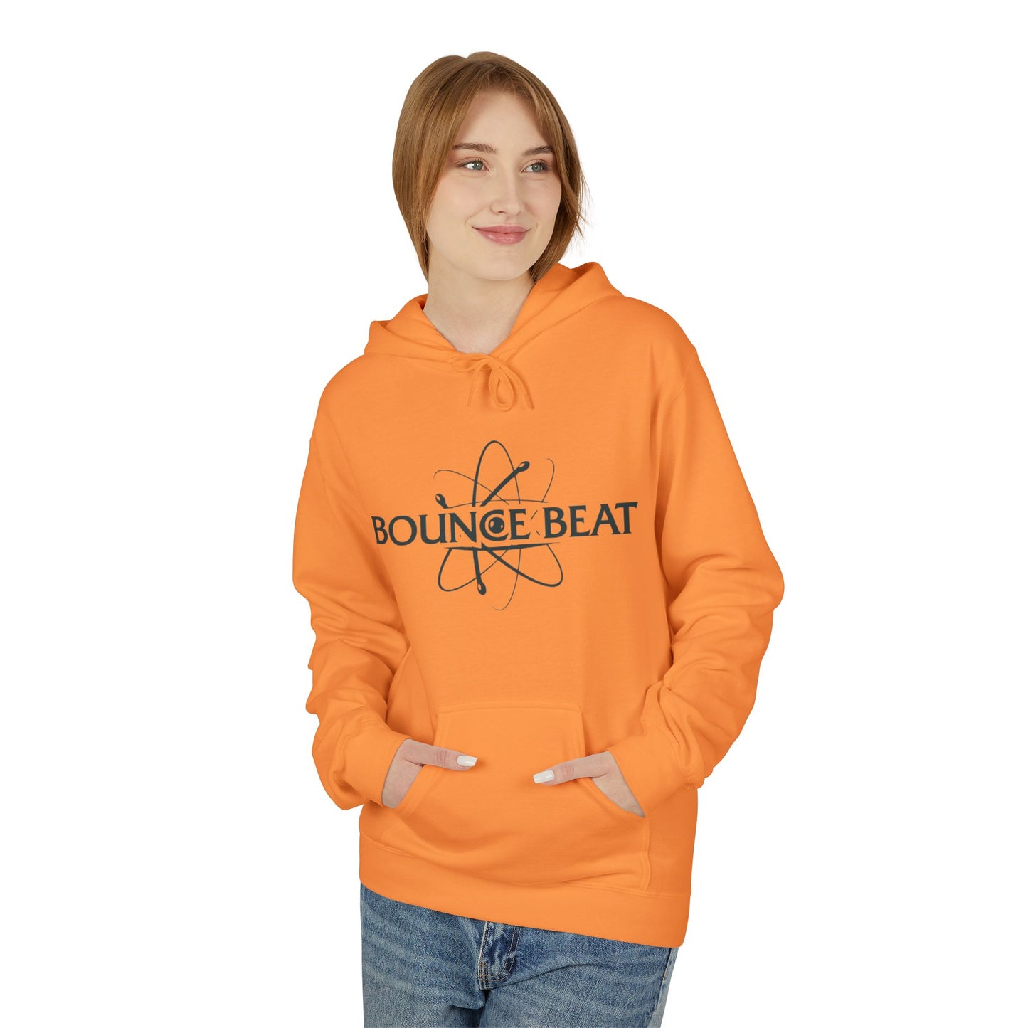 Bounce Beat Unisex Fleece Hoodie - Soft and Cozy Style for Music Lovers