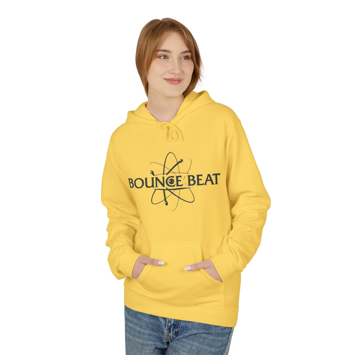 Bounce Beat Unisex Fleece Hoodie - Soft and Cozy Style for Music Lovers