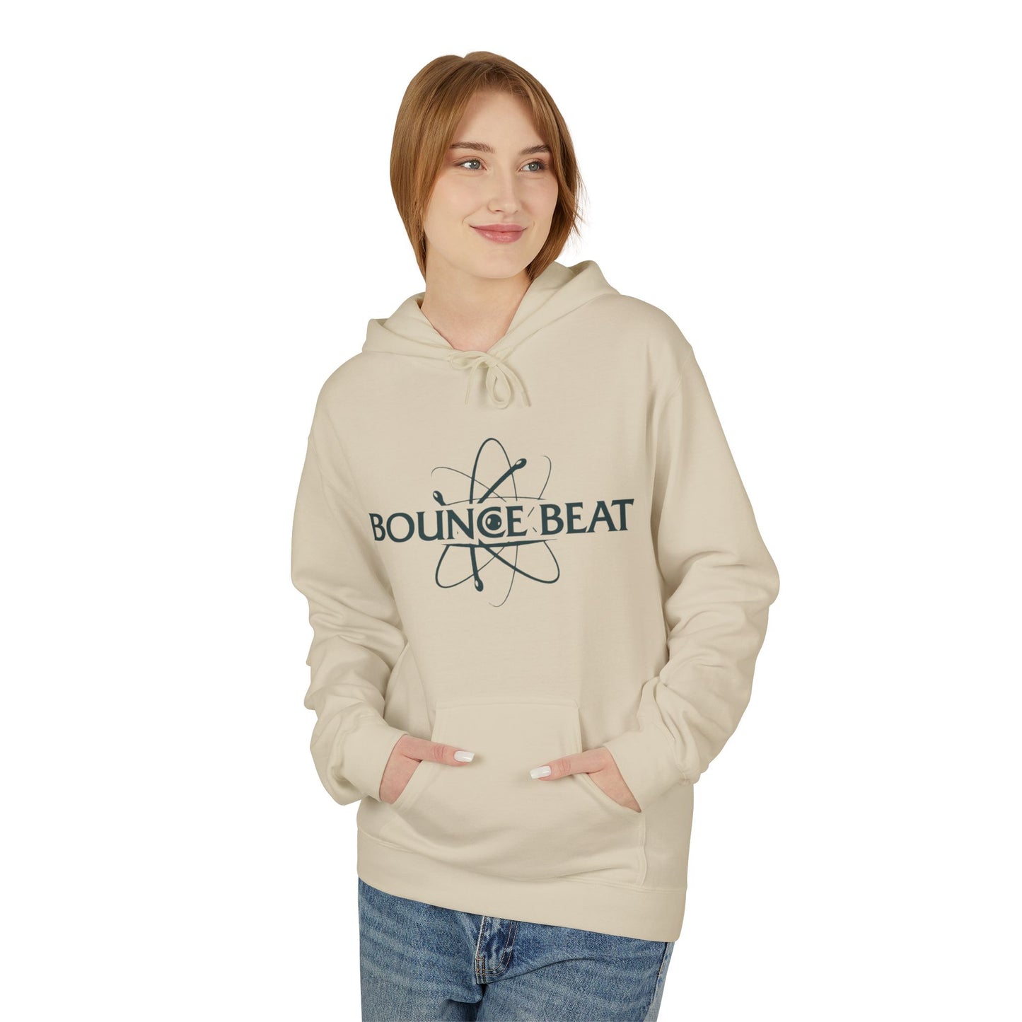 Bounce Beat Unisex Fleece Hoodie - Soft and Cozy Style for Music Lovers