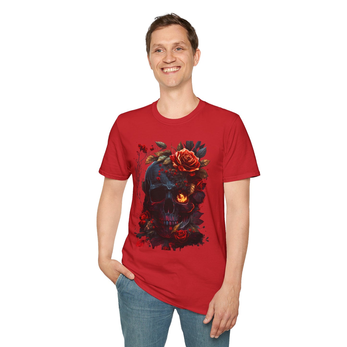 Roses and Skeleton T-Shirt