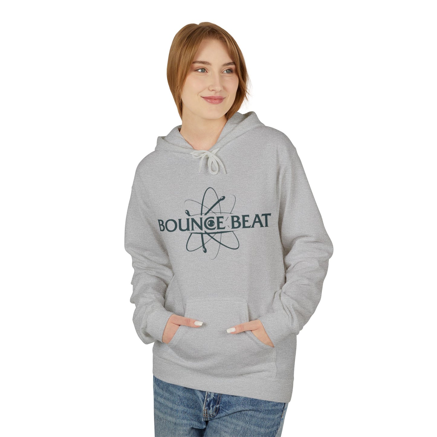 Bounce Beat Unisex Fleece Hoodie - Soft and Cozy Style for Music Lovers