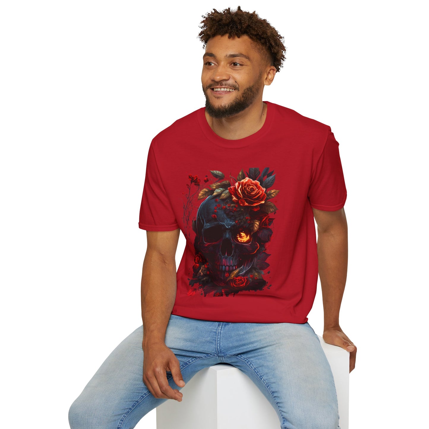 Roses and Skeleton T-Shirt