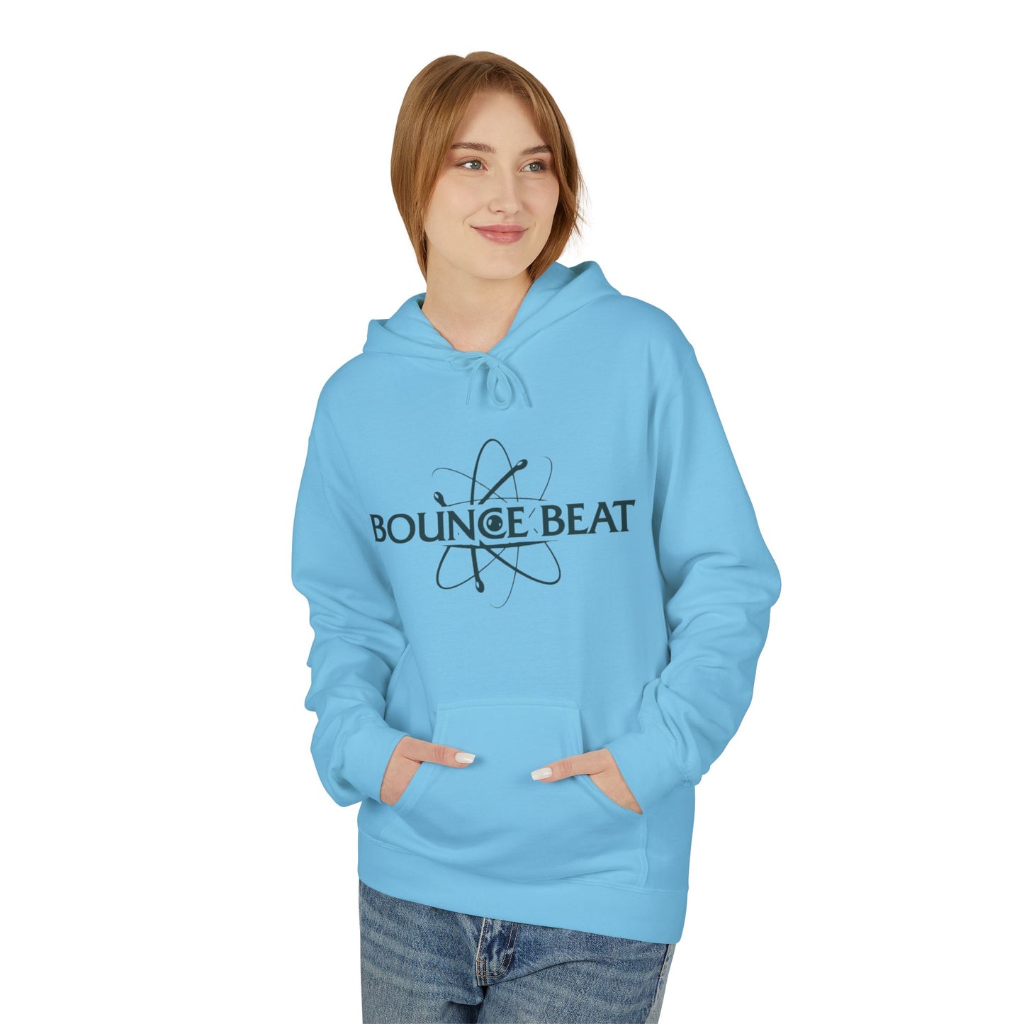 Bounce Beat Unisex Fleece Hoodie - Soft and Cozy Style for Music Lovers