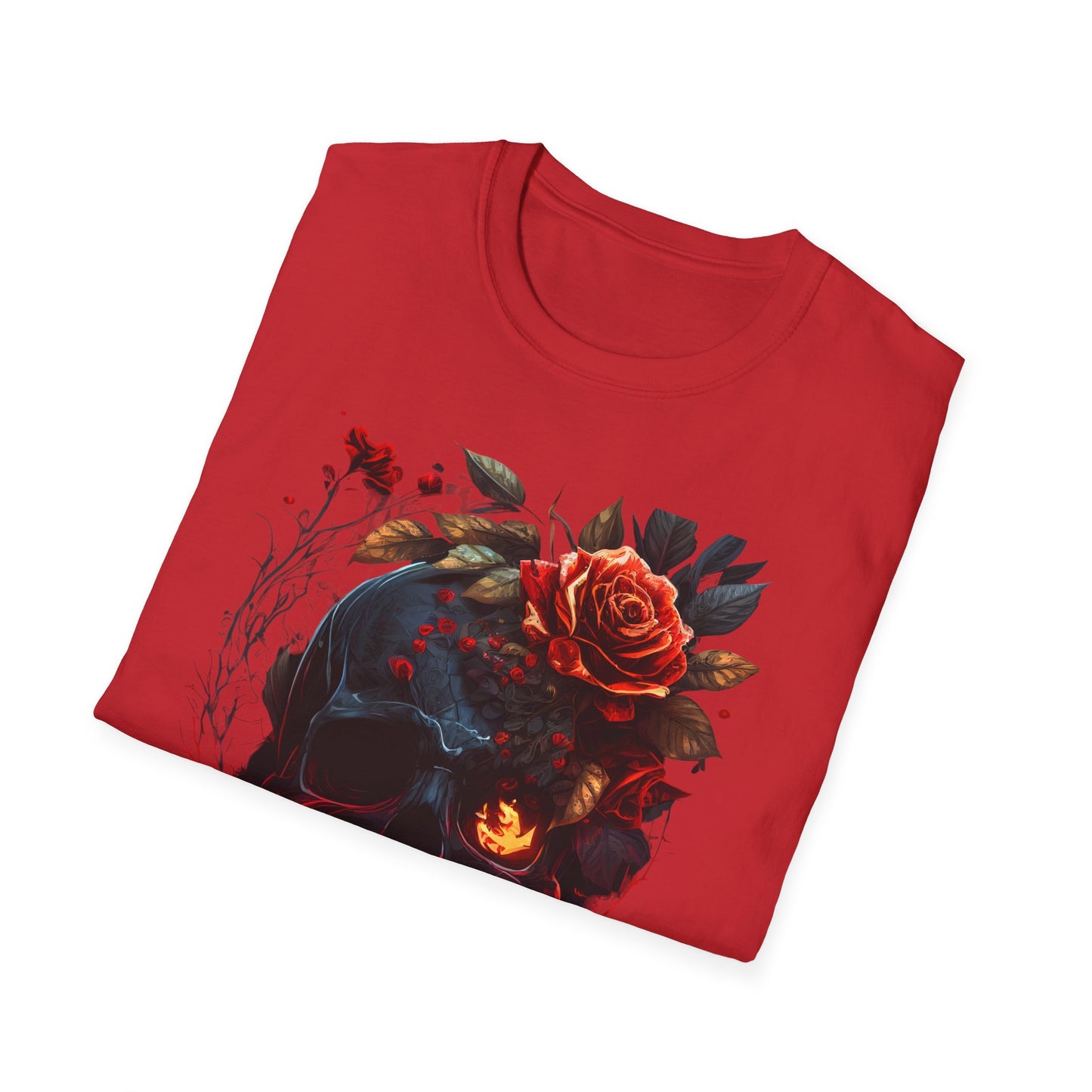 Roses and Skeleton T-Shirt