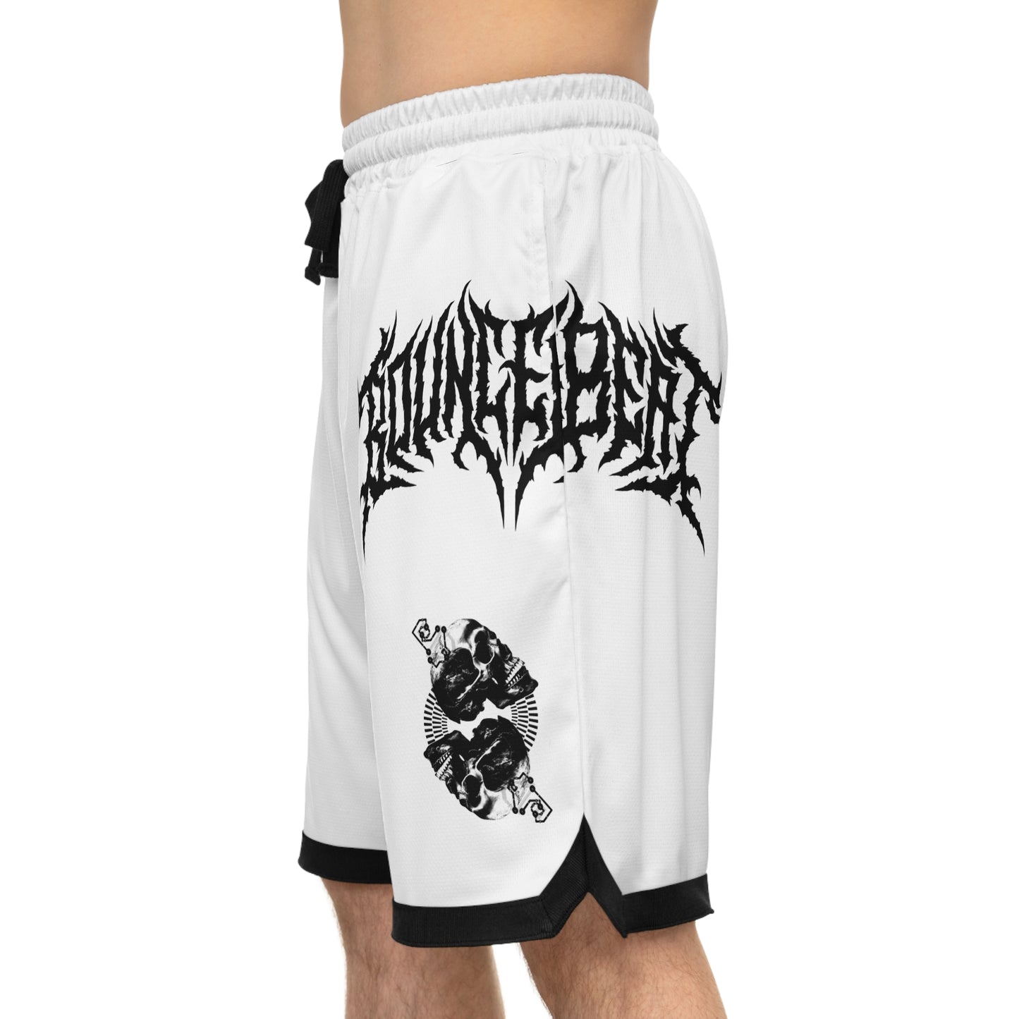 Bounce Beat Skeleton Head Basketball Shorts