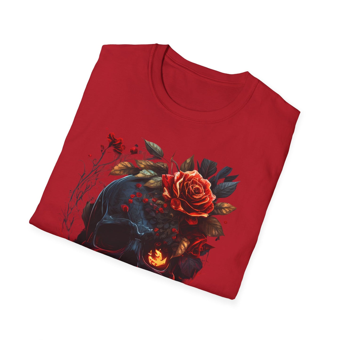 Roses and Skeleton T-Shirt