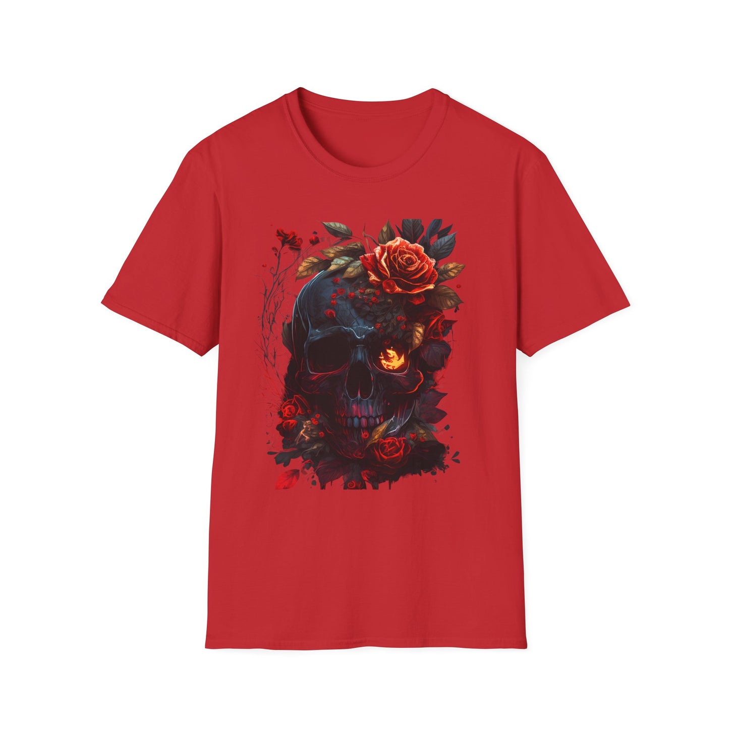 Roses and Skeleton T-Shirt