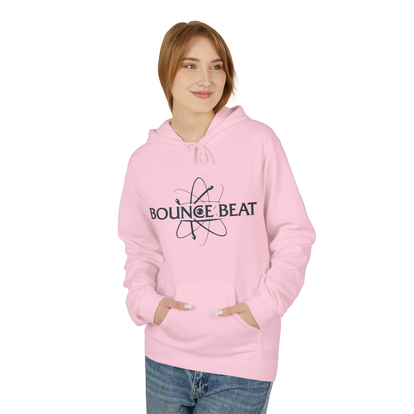 Bounce Beat Unisex Fleece Hoodie - Soft and Cozy Style for Music Lovers