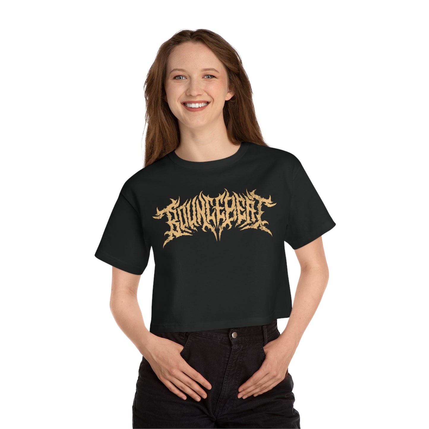 Bounce Beat Alien Invasion Champion Women's Heritage Cropped T-Shirt
