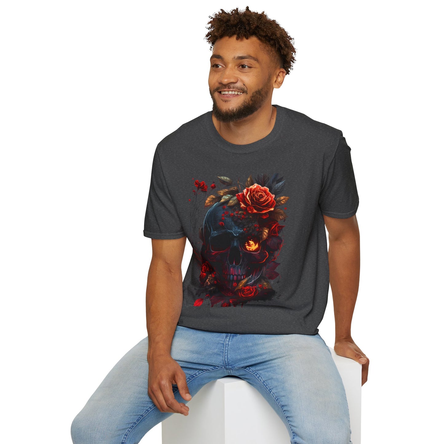 Roses and Skeleton T-Shirt