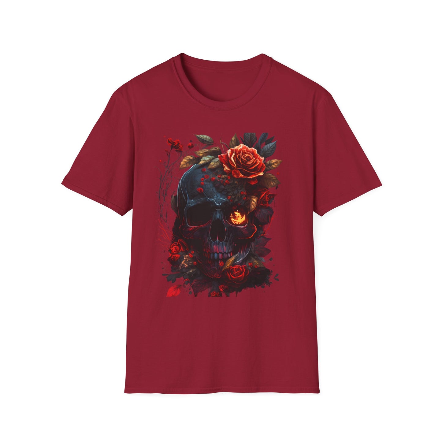 Roses and Skeleton T-Shirt