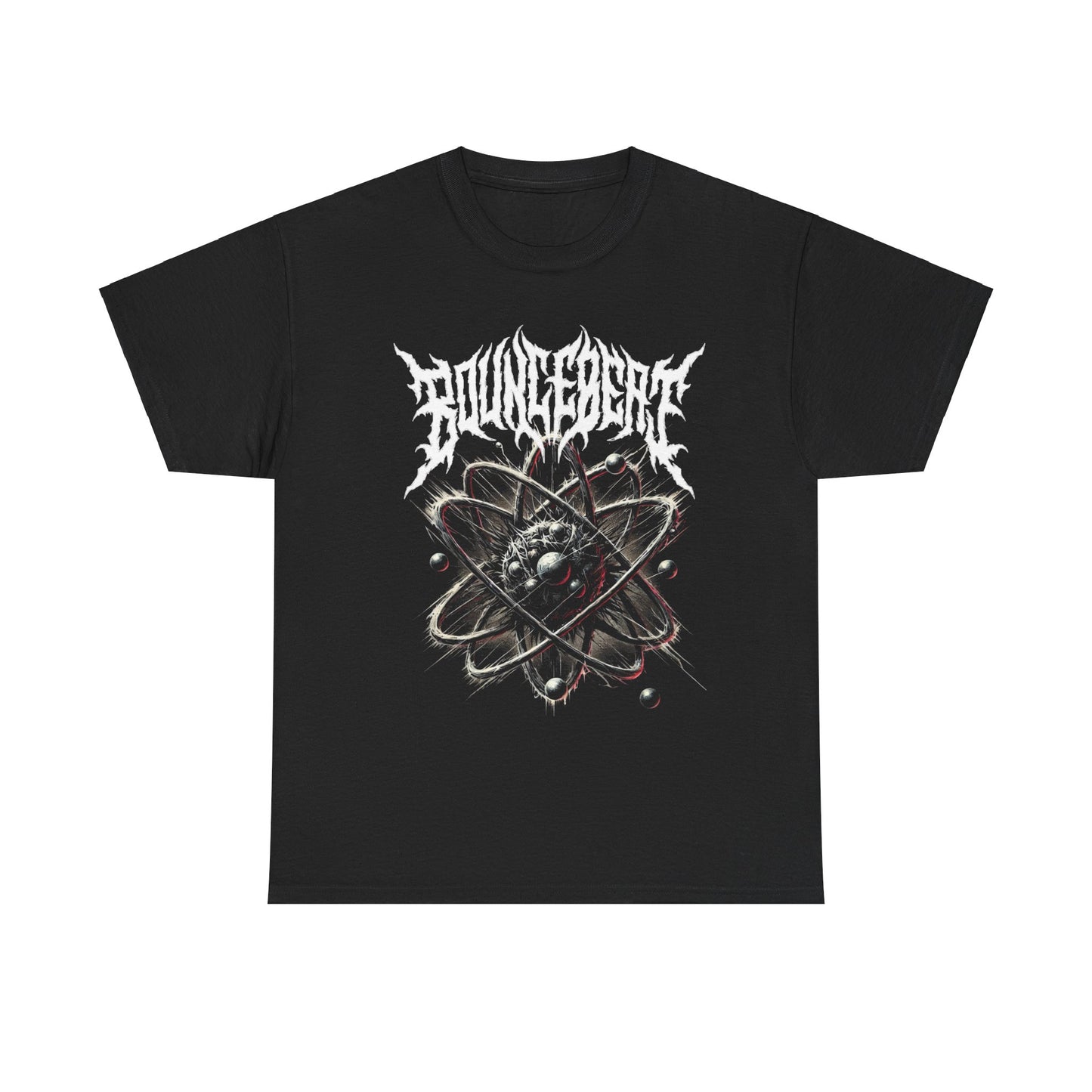 Bounce Beat Spikey Atomic Symbol and Alien Designer T Shirt