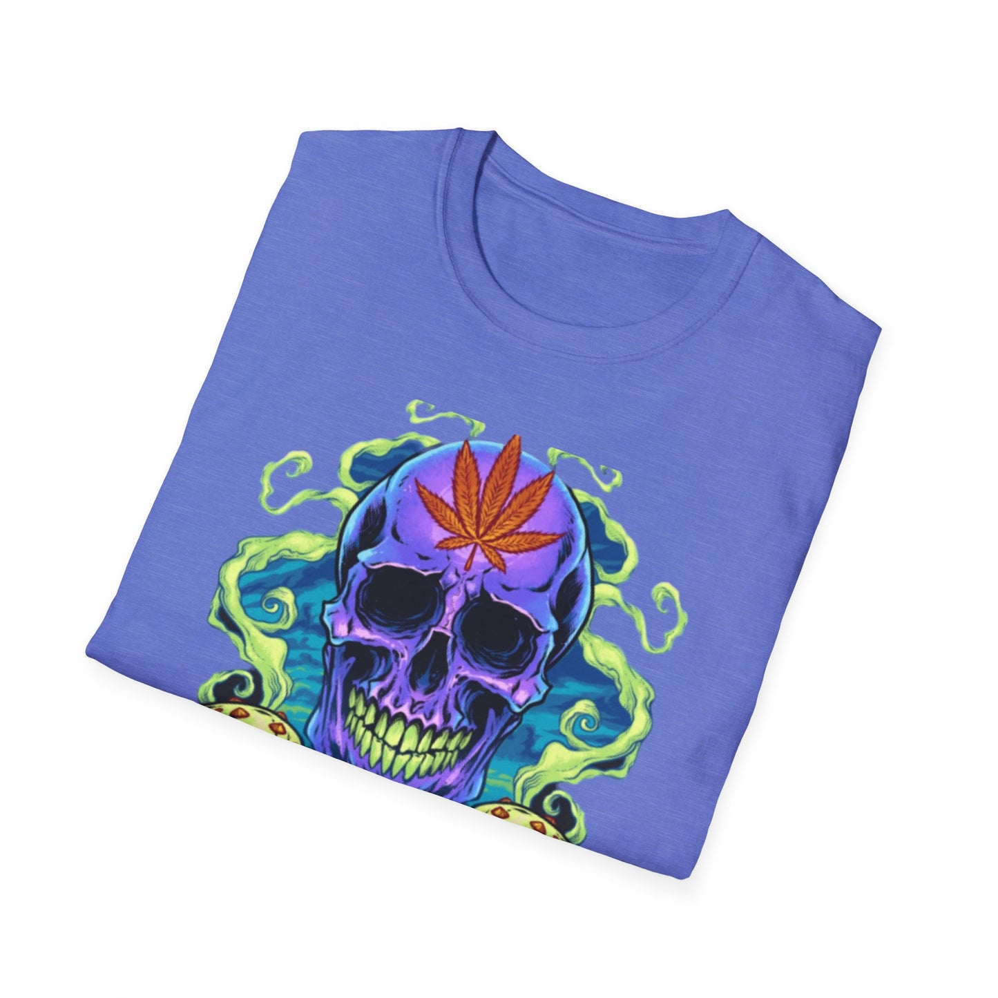 Psychedelic Skull Mushrooms T-Shirt, Marijuana Rave Festival Nightlife Skeleton Tee, Alternative Clothing, Hippie Shirt, Festival Apparel,