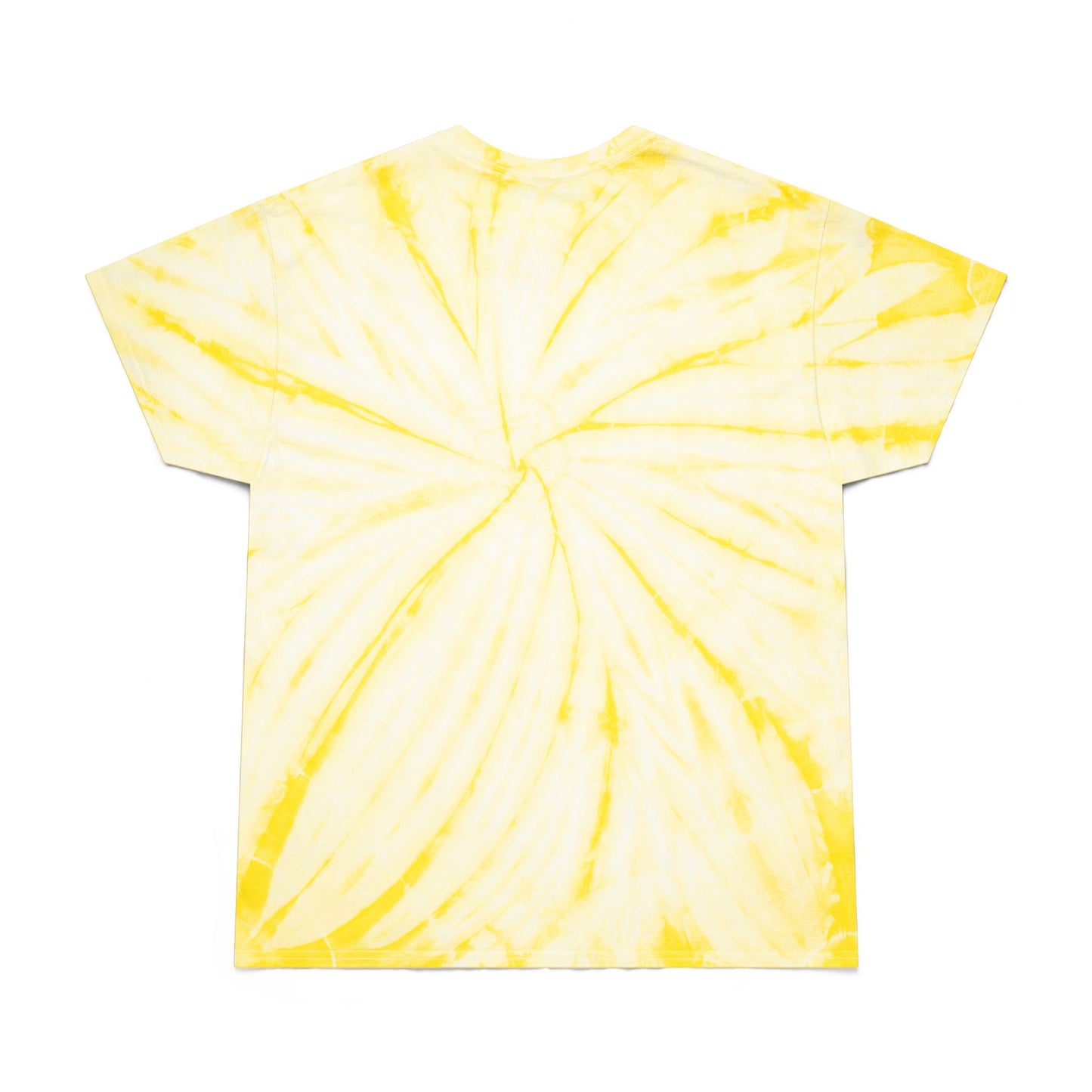 Bounce Beat Cyclone Tie-Dye Tee - Vibrant Yellow Graphic Shirt for Casual Style Party Raves Music Lovers
