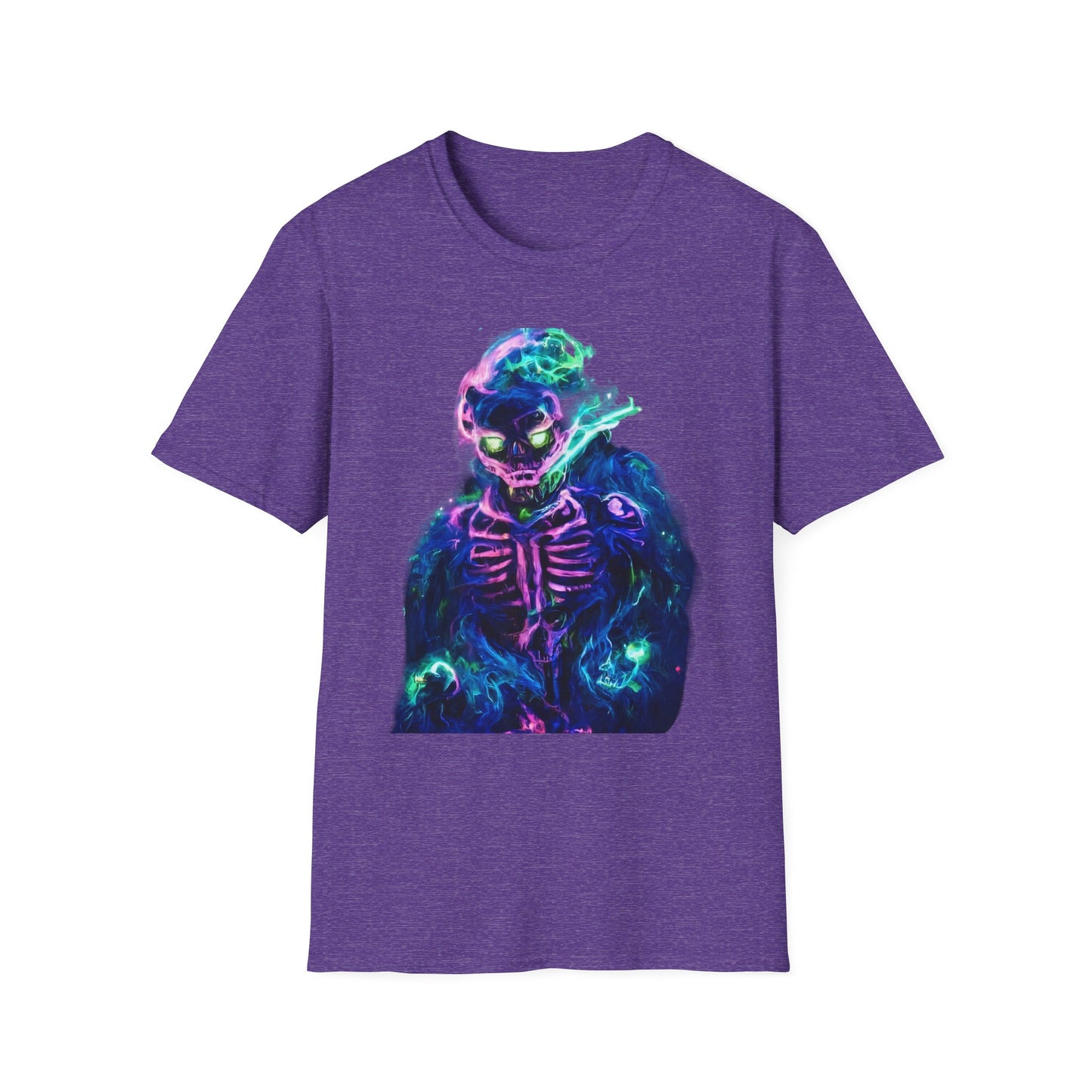 Skeleton Purple Fire T-Shirt