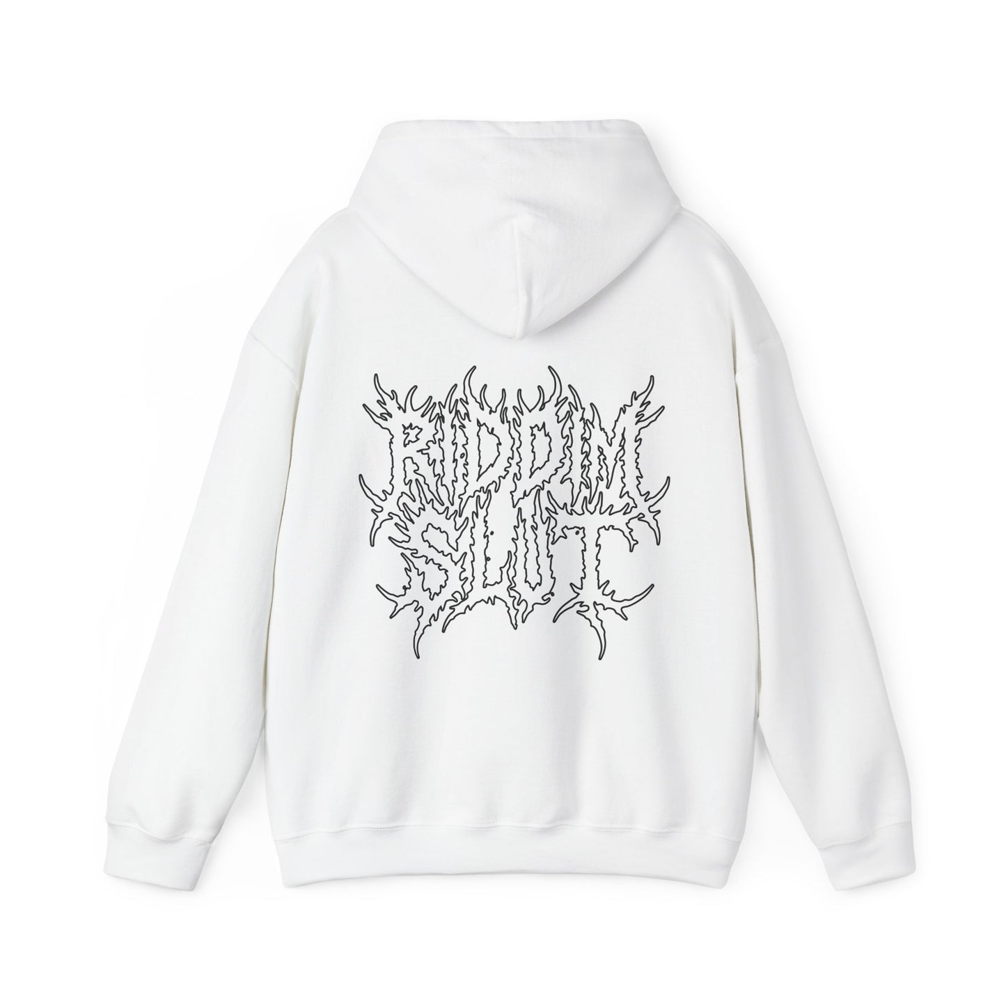 Riddim Slut Bounce BeatDeath Metal Font Hoodie