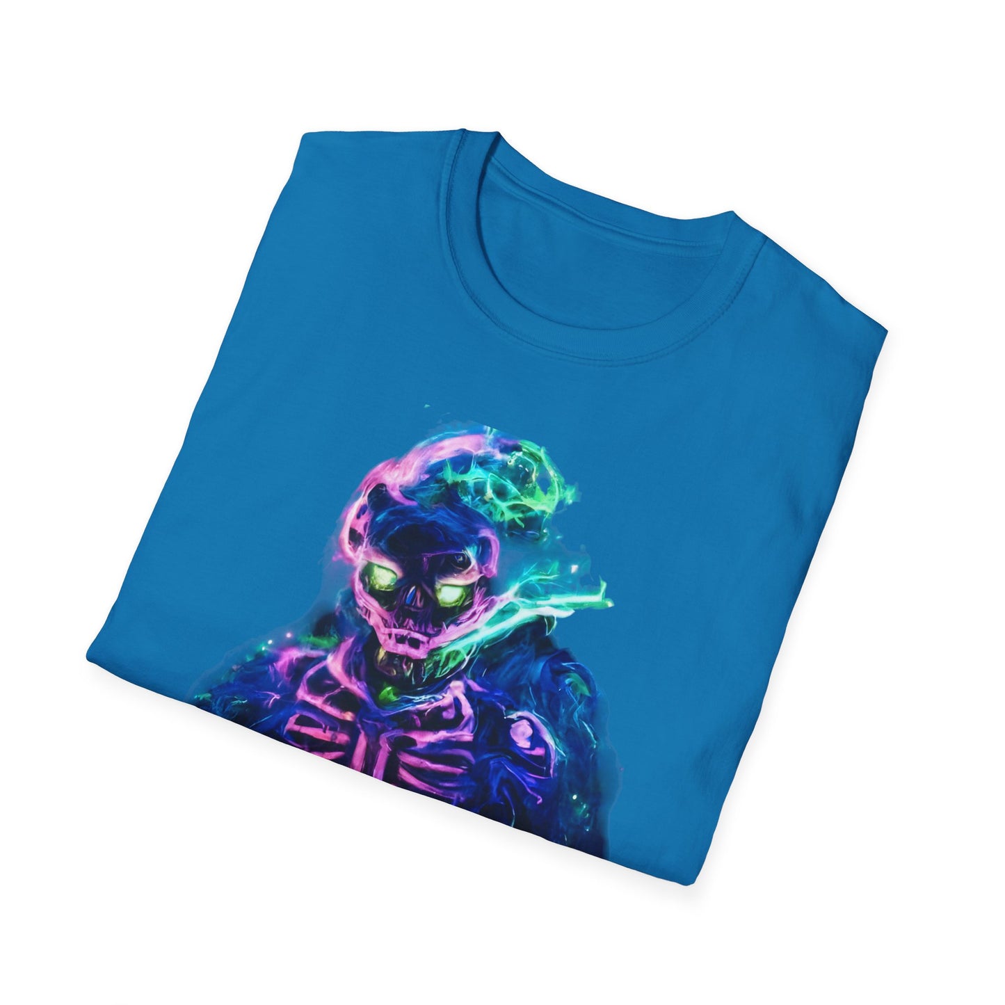 Skeleton Purple Fire T-Shirt