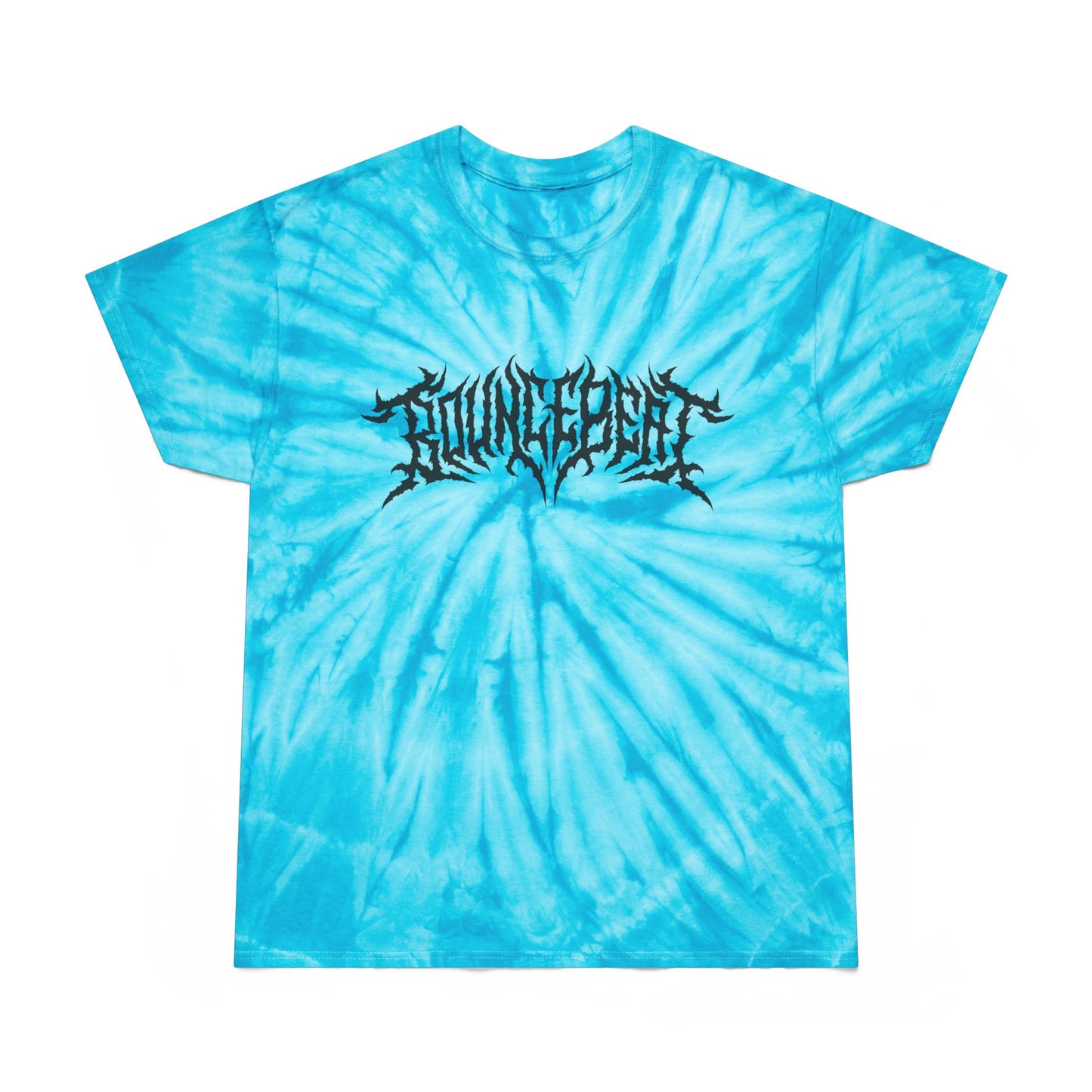 Bounce Beat Cyclone Tie-Dye Tee - Vibrant Yellow Graphic Shirt for Casual Style Party Raves Music Lovers