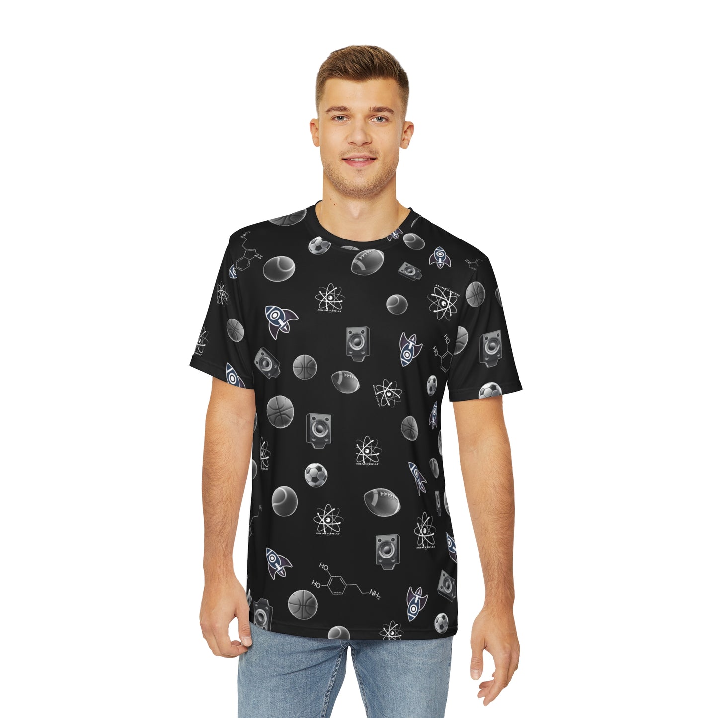 Bounce Beat Collage T shirt