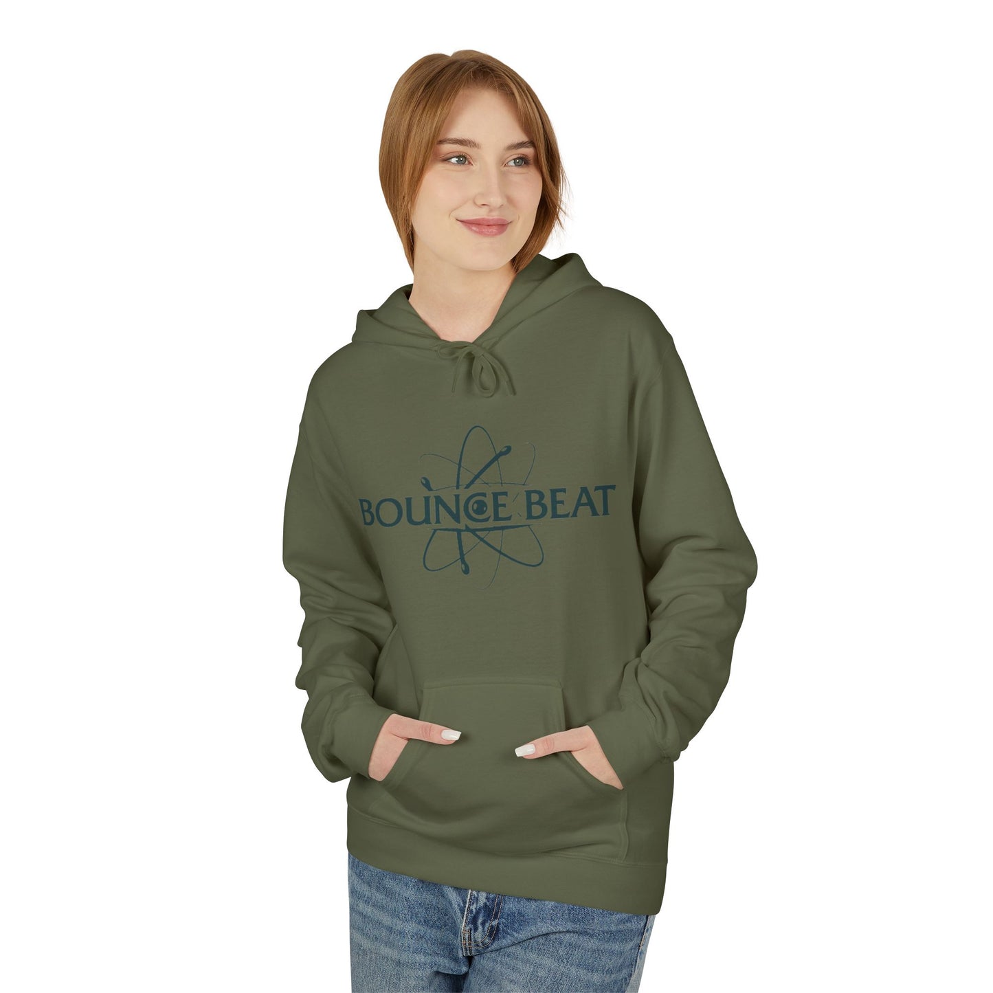 Bounce Beat Unisex Fleece Hoodie - Soft and Cozy Style for Music Lovers