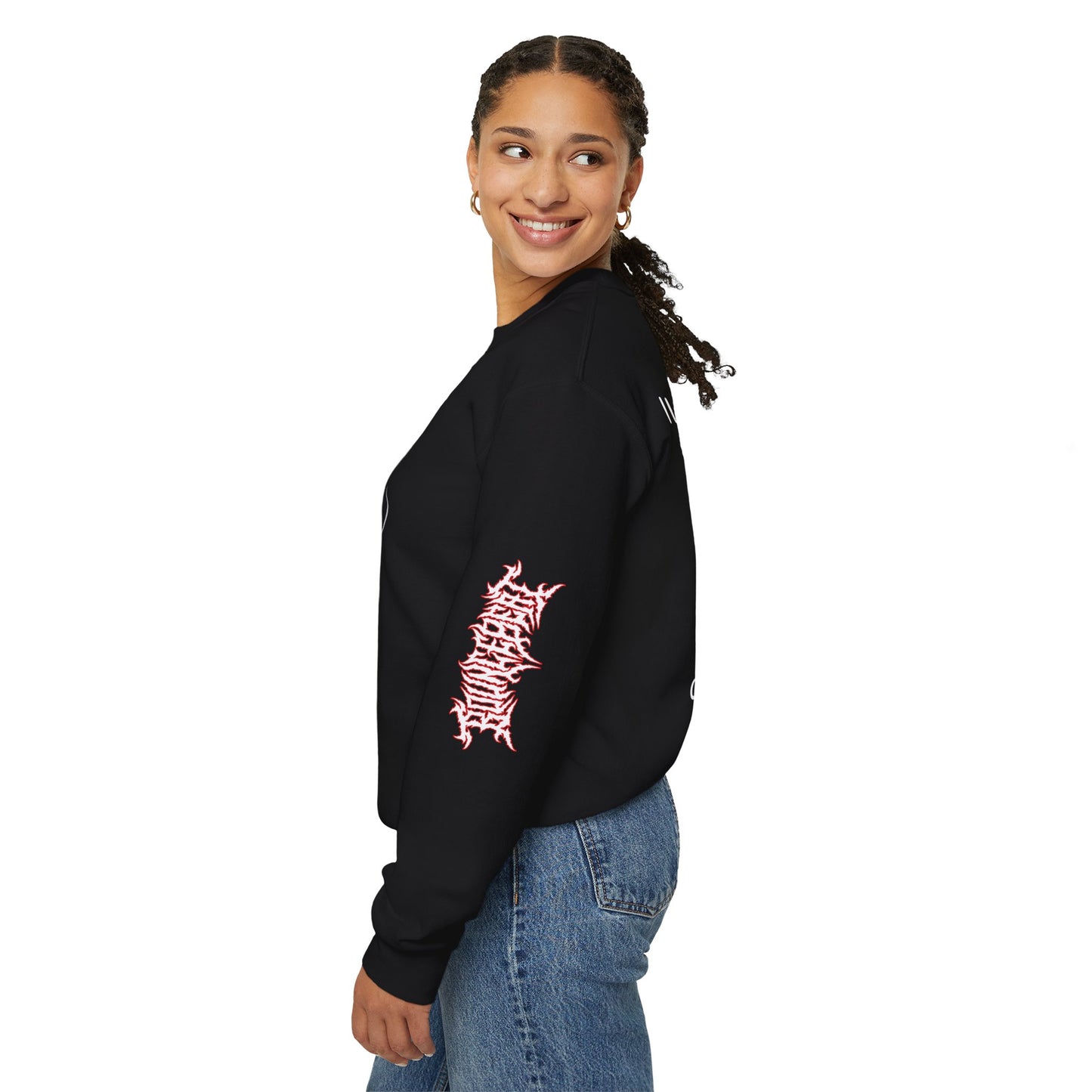 Drum & Bass On my Face Sweatshirt, Bass Music Lovers, Festival Wear , Funny Quotes