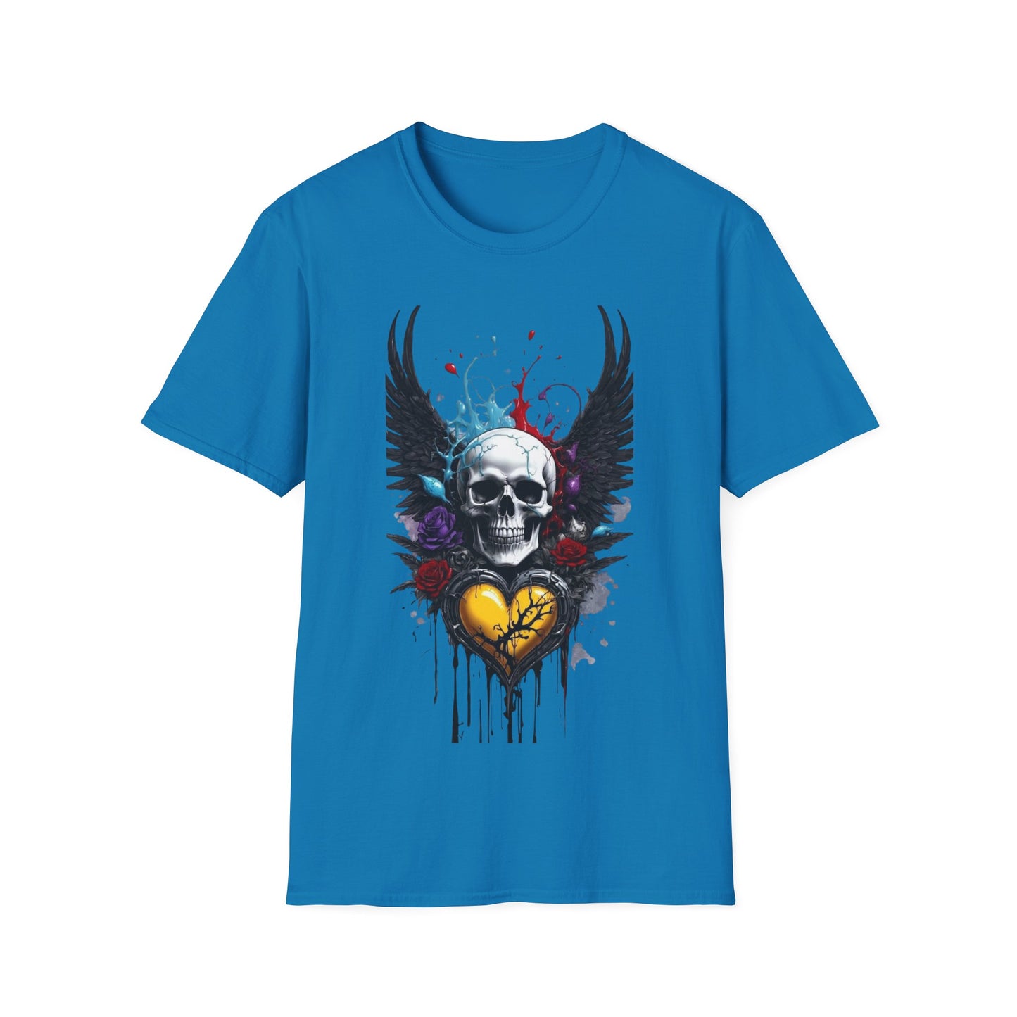 Skeleton Heart T-Shirt, Skull Love Tee