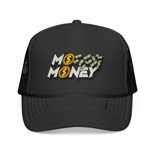 Mo Money Trucker Hat — Retro Cash Graphic Mesh Cap