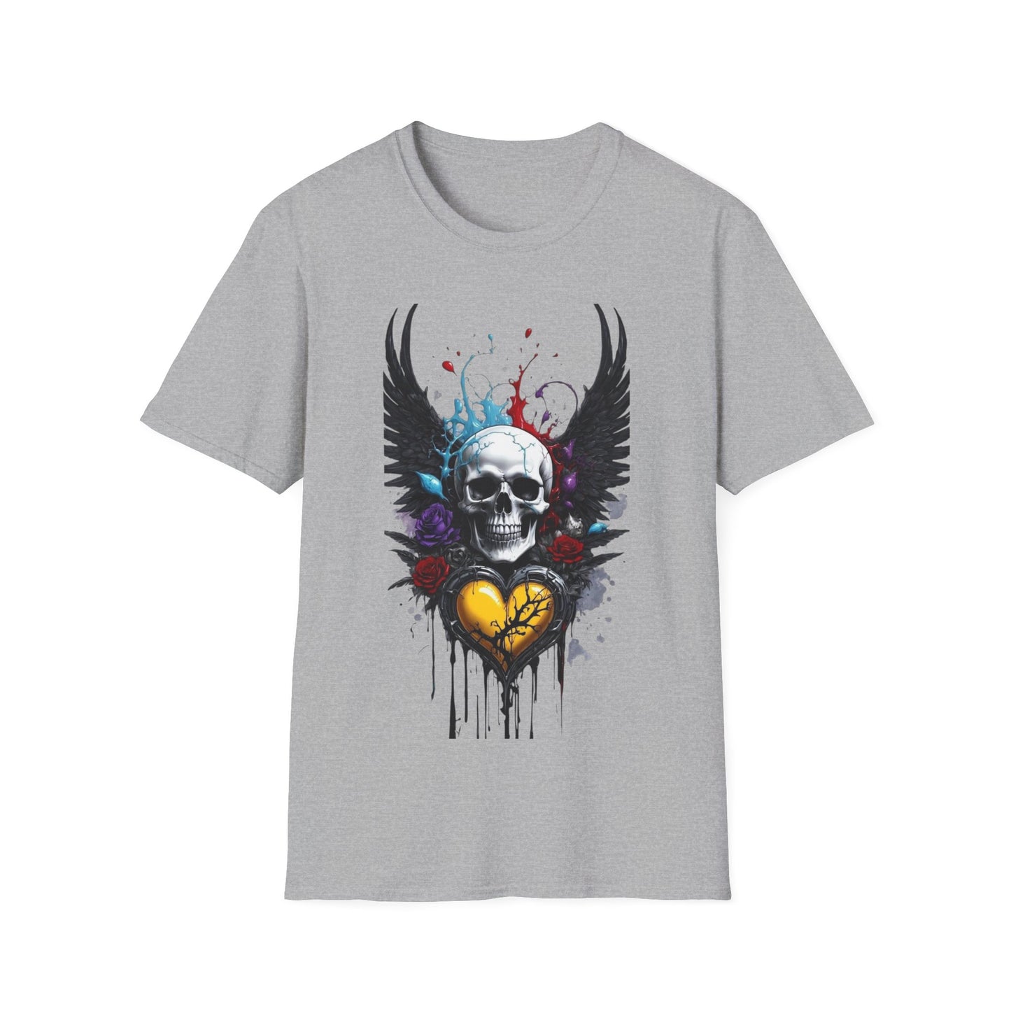 Skeleton Heart T-Shirt, Skull Love Tee