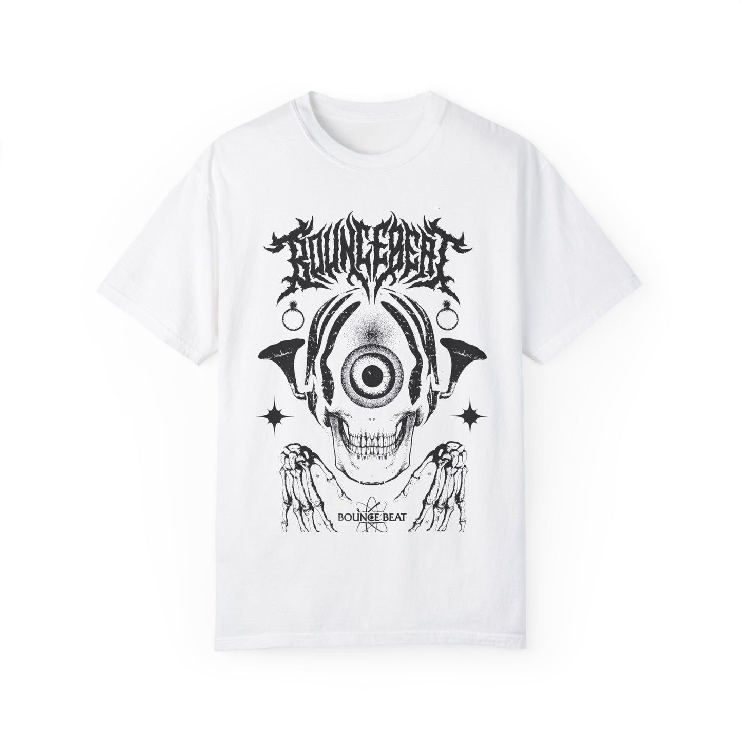 Bounce Beat Skull Designer T-shirt