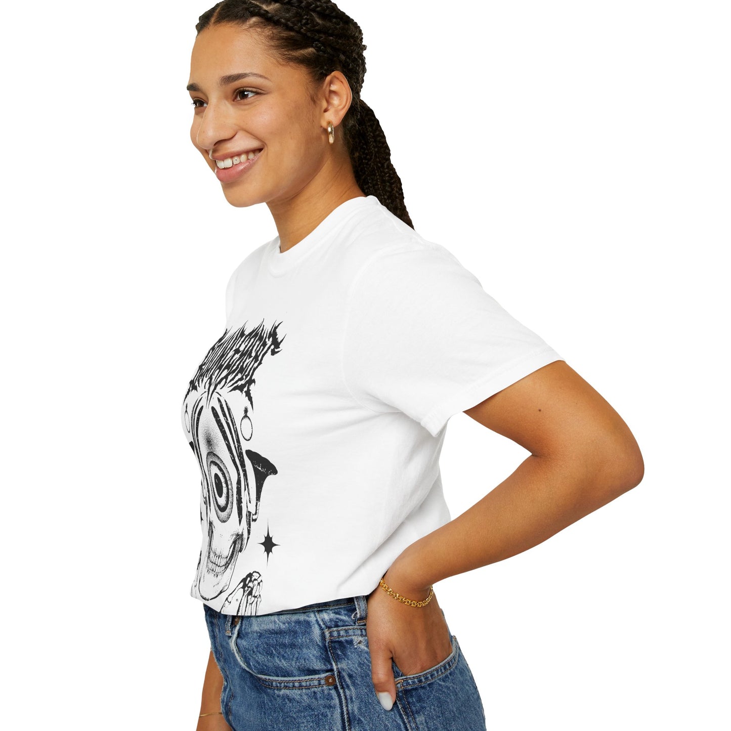 Bounce Beat Skull Designer T-shirt