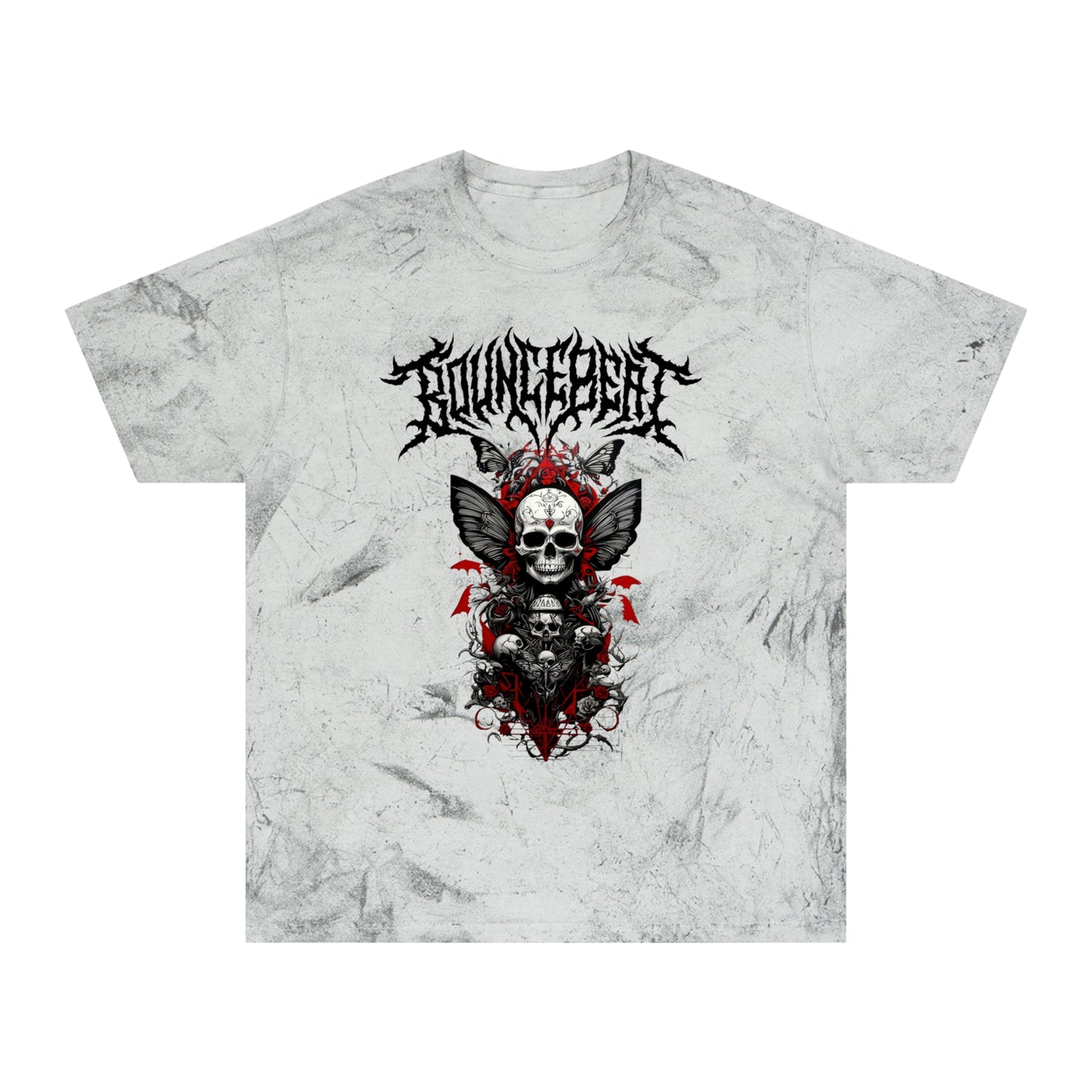 Halloween Special Bounce Beat Design Colorful Skull Graphic Tee for Unisex, Edgy Streetwear, Festival Outfit, Halloween Costume, Unique Gift Idea