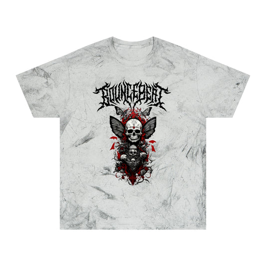 Halloween Special Bounce Beat Design Colorful Skull Graphic Tee for Unisex, Edgy Streetwear, Festival Outfit, Halloween Costume, Unique Gift Idea