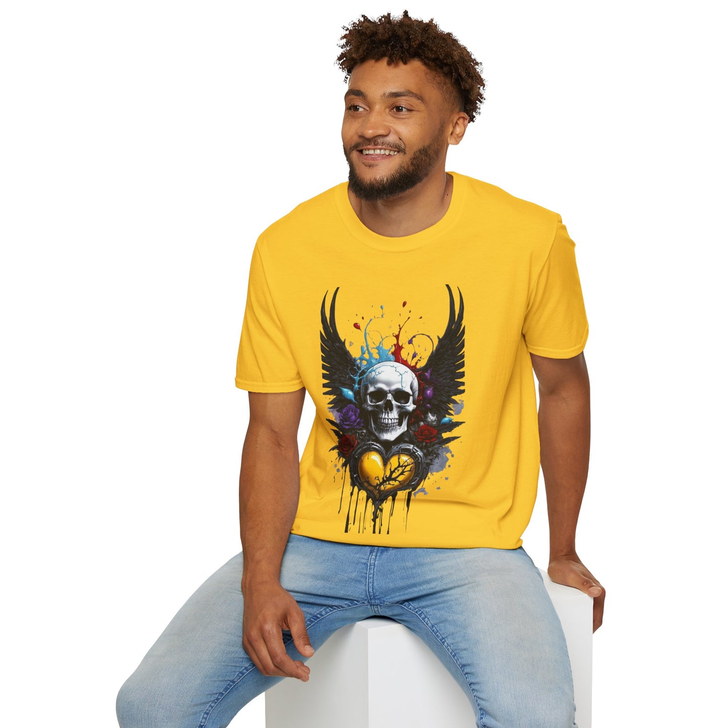 Skeleton Heart T-Shirt, Skull Love Tee