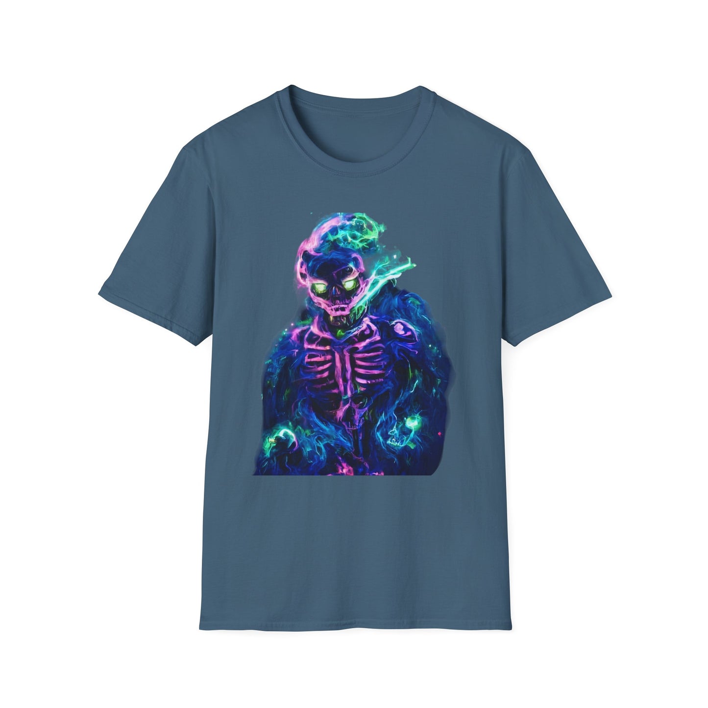 Skeleton Purple Fire T-Shirt