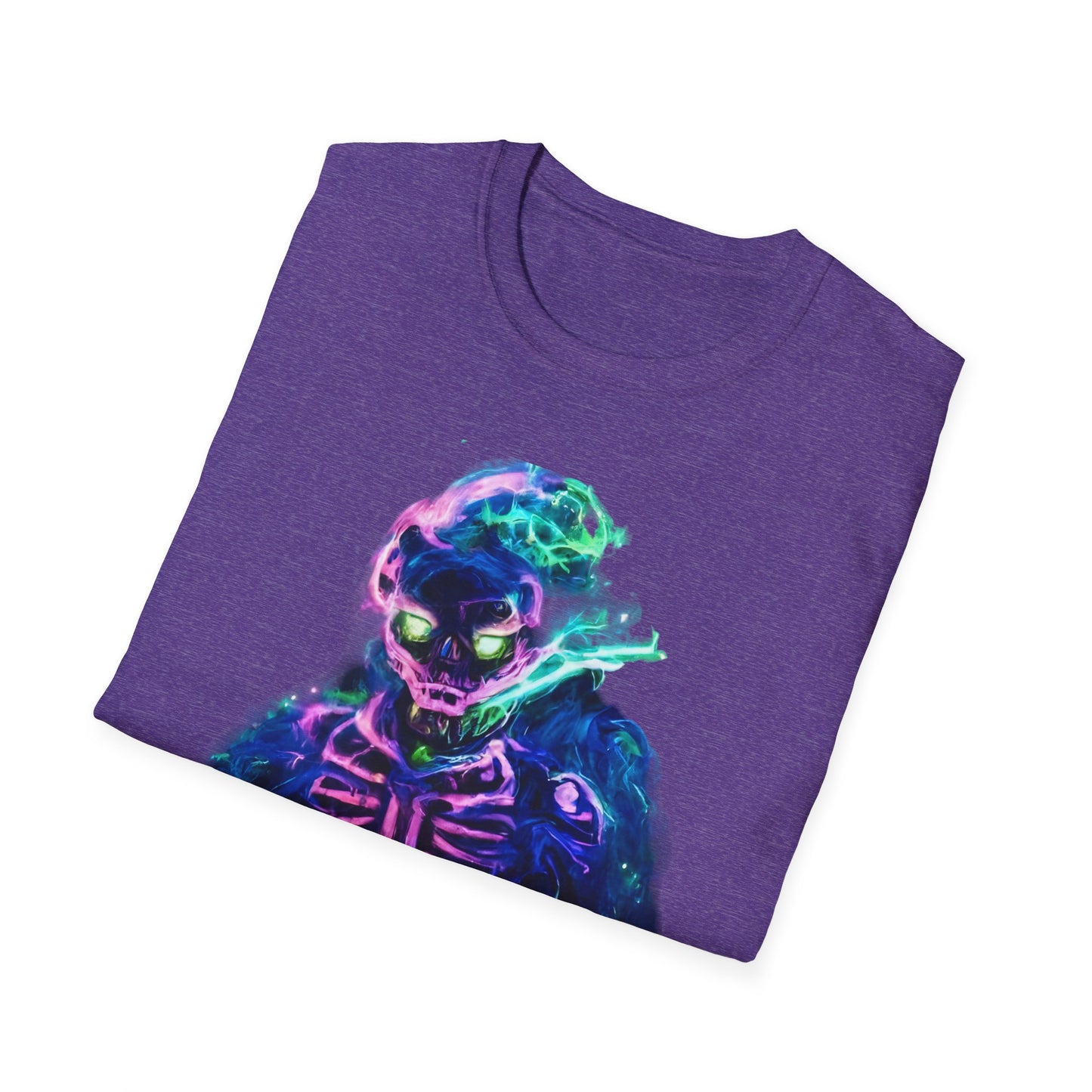 Skeleton Purple Fire T-Shirt