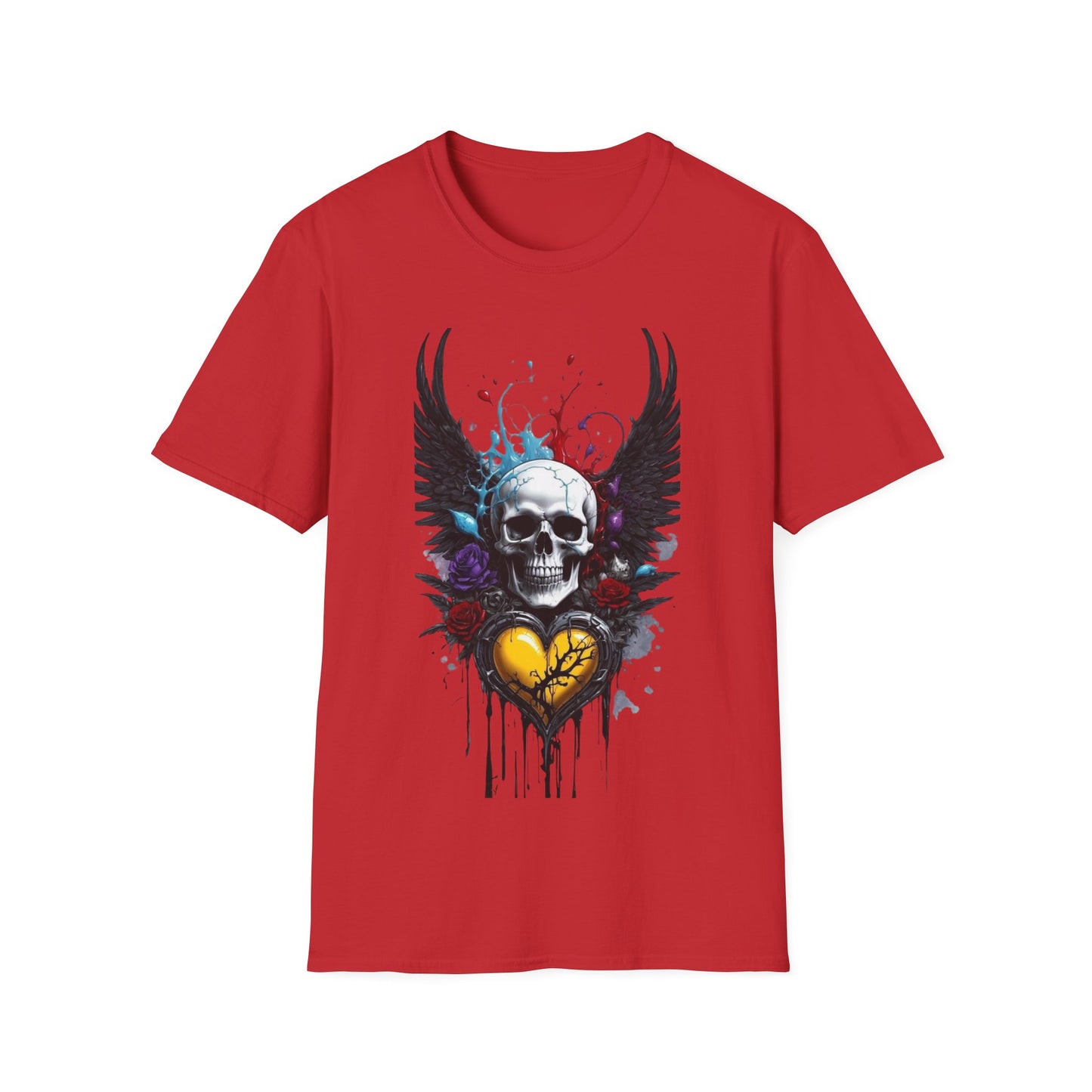 Skeleton Heart T-Shirt, Skull Love Tee