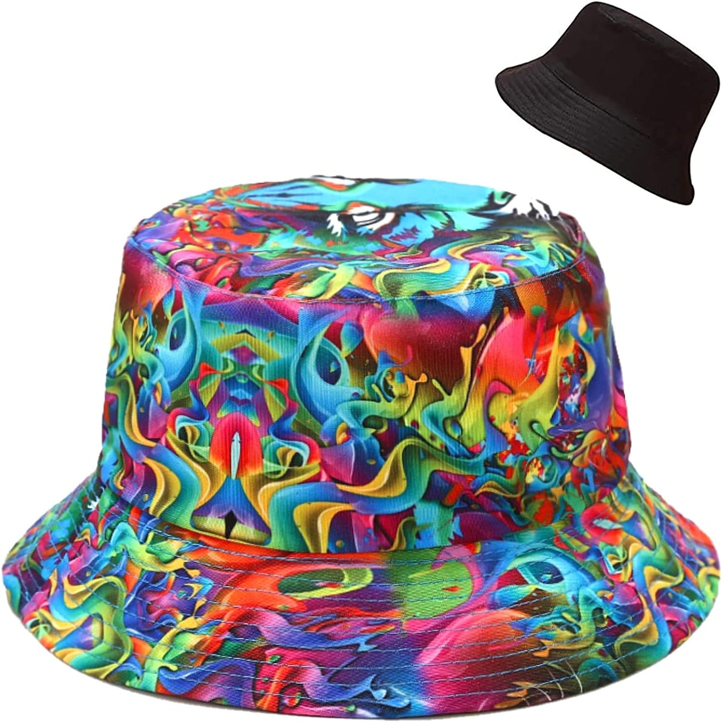 Stylish Packable Bucket Hats for Rave, Travel & Beach | Unisex Festival Accessories 🎉