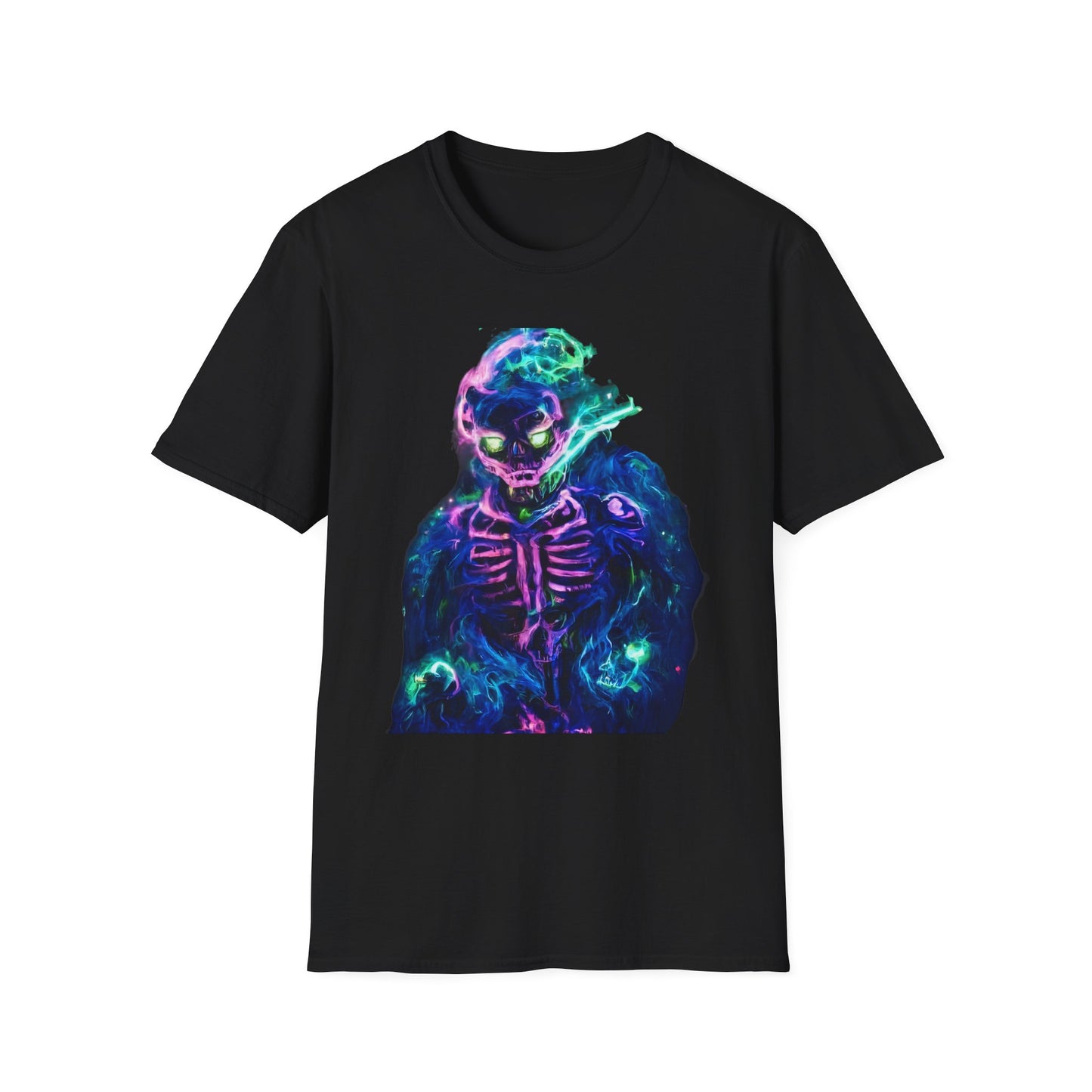 Skeleton Purple Fire T-Shirt