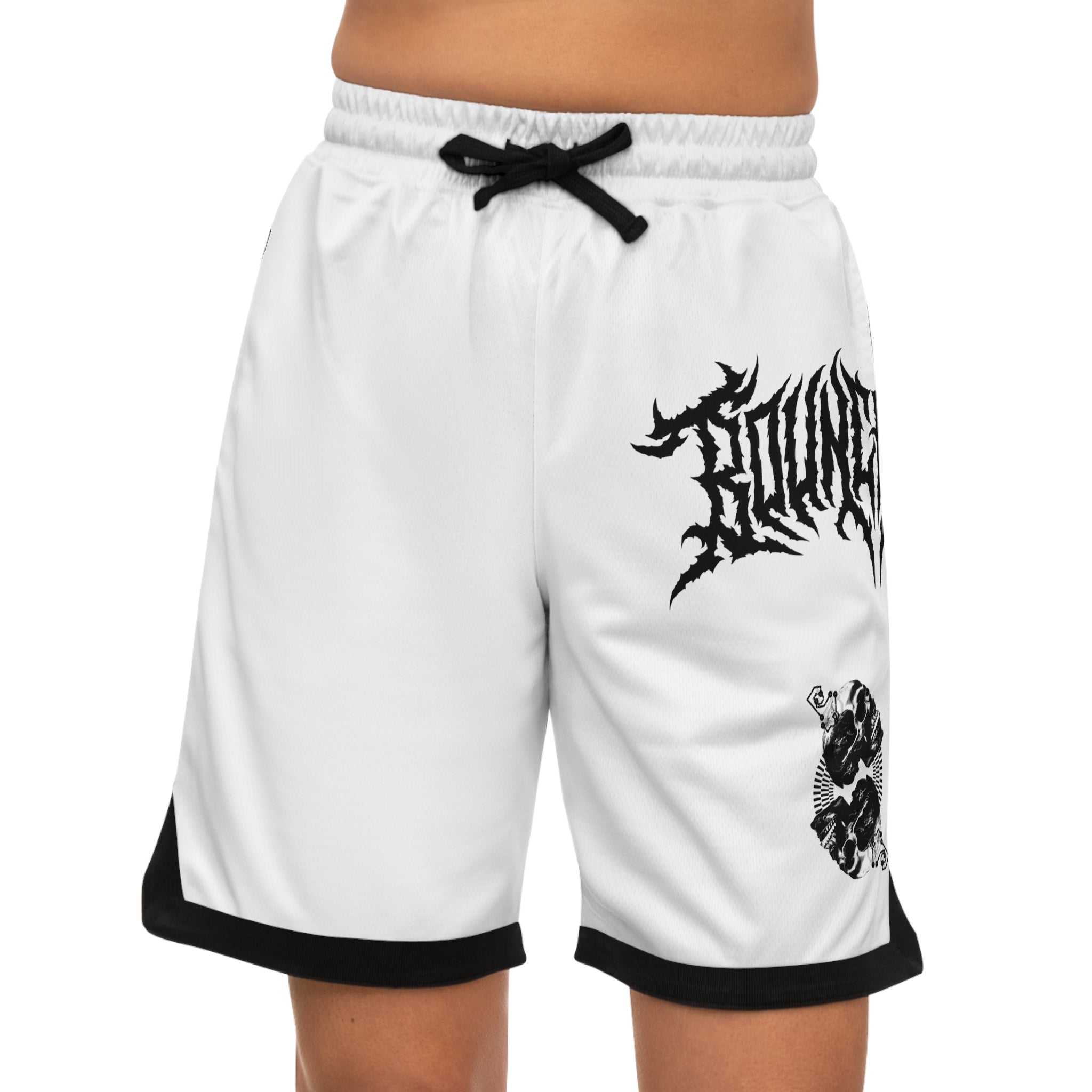 新品✨DEUCE バスパン　S　ホワイト　白　BASKETBALL SHORTS VibeShorts_BlackRed_WEB_01_gra