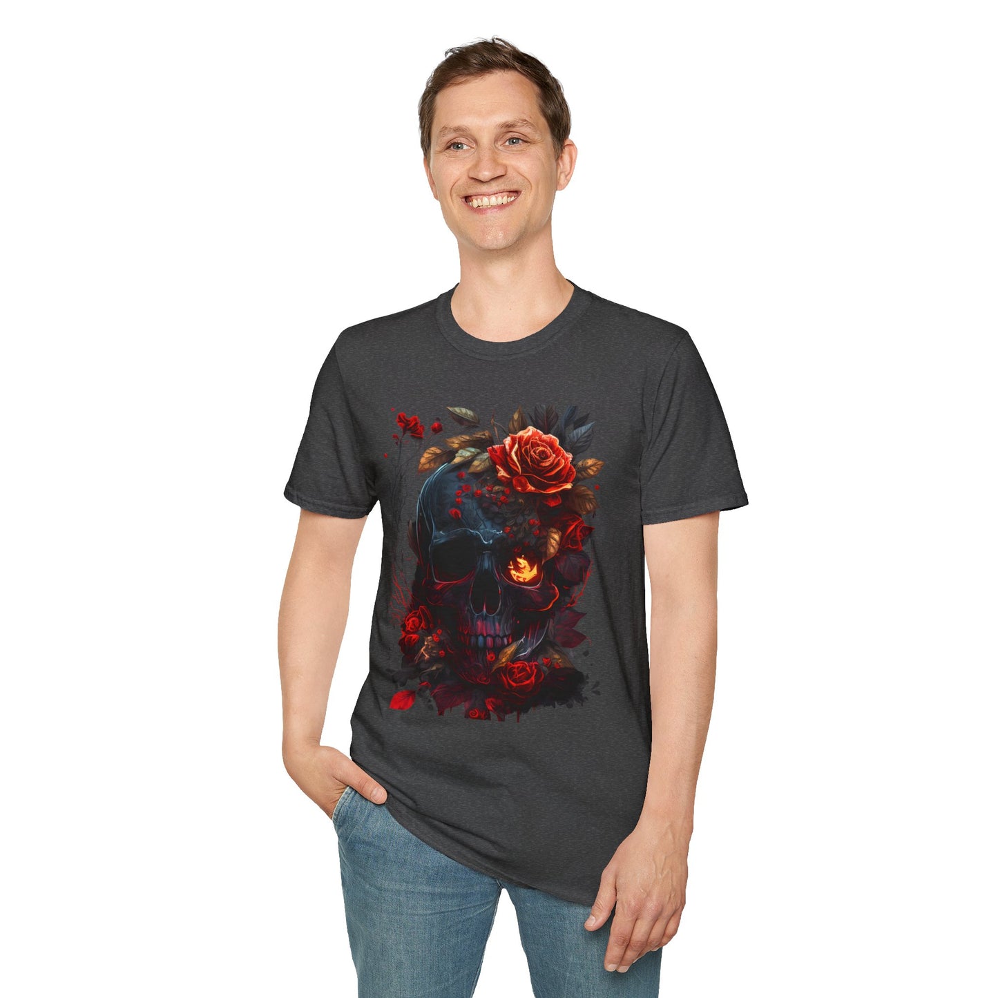 Roses and Skeleton T-Shirt