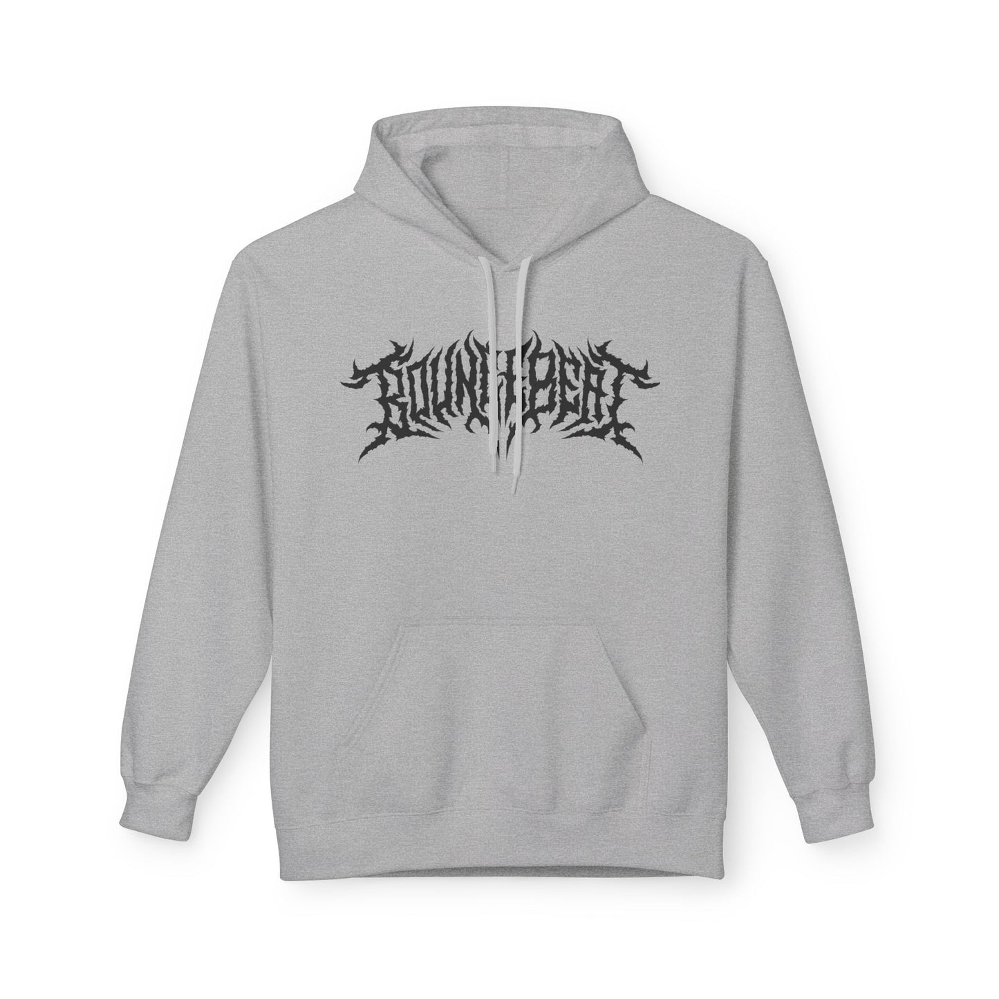 Bounce Beat Death Metal Logo Fleece Hoodie