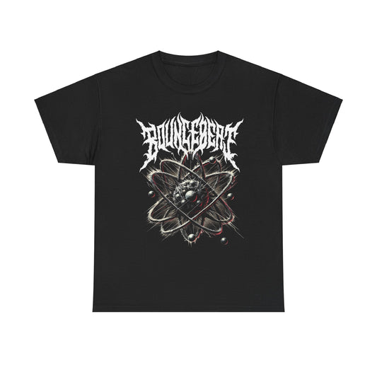 Bounce Beat Spikey Atomic Symbol and Alien Designer T Shirt