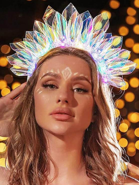 Glow-Up Headbands: Flashing LED Hair Bands for women with Ultimate Rave & Holiday Vibes