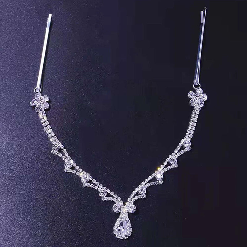 ✨ Bling Forehead Chain – Luxury Rhinestone & Crystal Headpiece for Women ✨