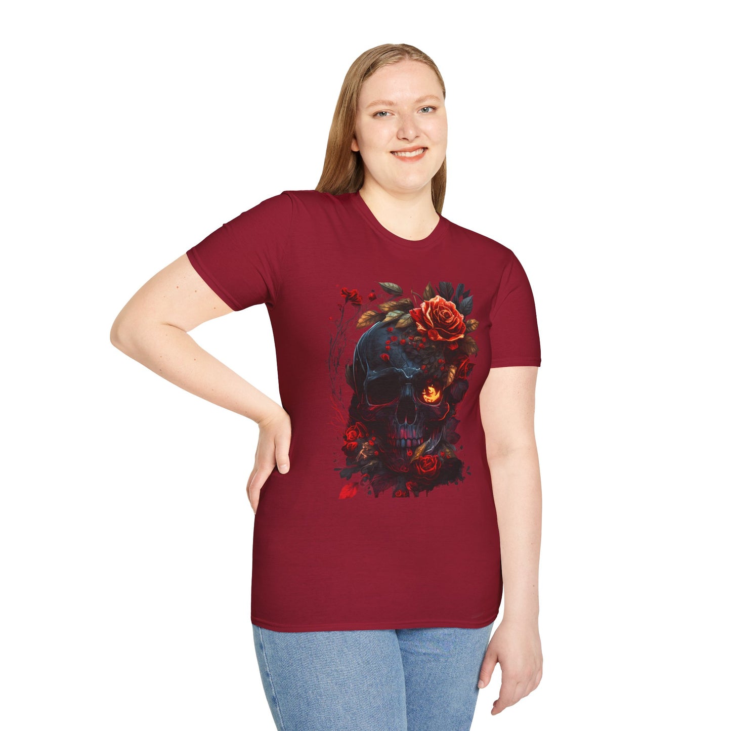 Roses and Skeleton T-Shirt