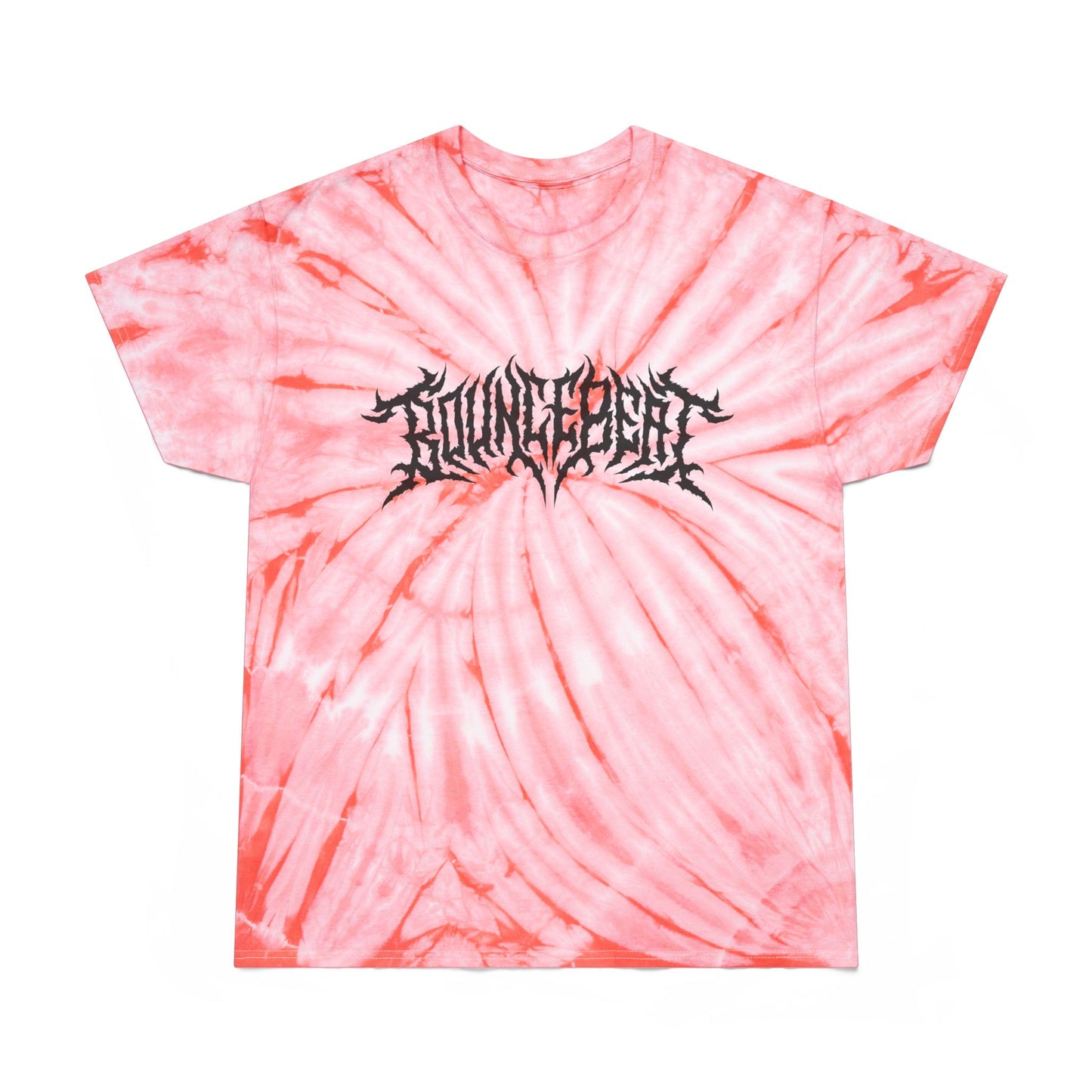 Bounce Beat Cyclone Tie-Dye Tee - Vibrant Yellow Graphic Shirt for Casual Style Party Raves Music Lovers