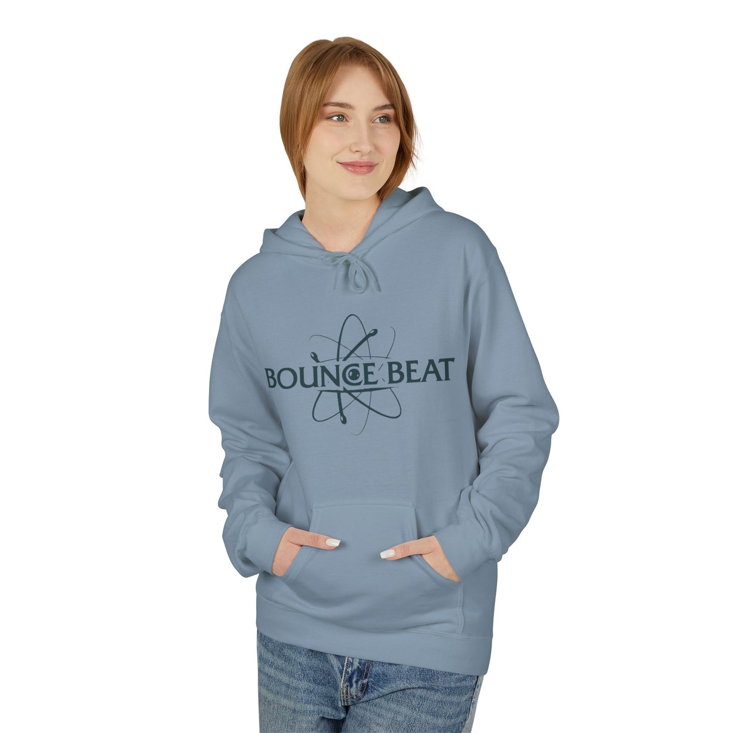 Bounce Beat Unisex Fleece Hoodie - Soft and Cozy Style for Music Lovers